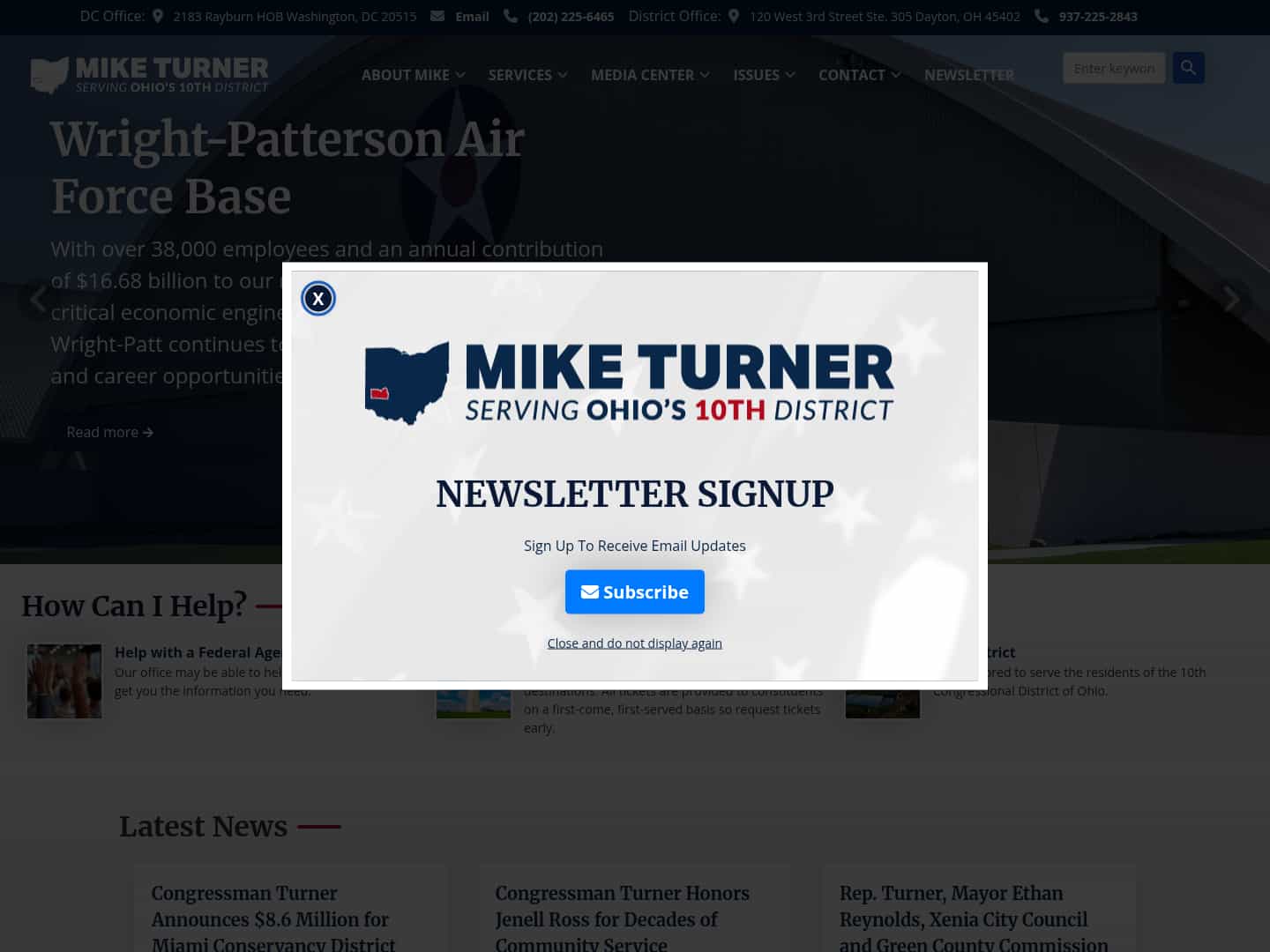 Latest website image capture