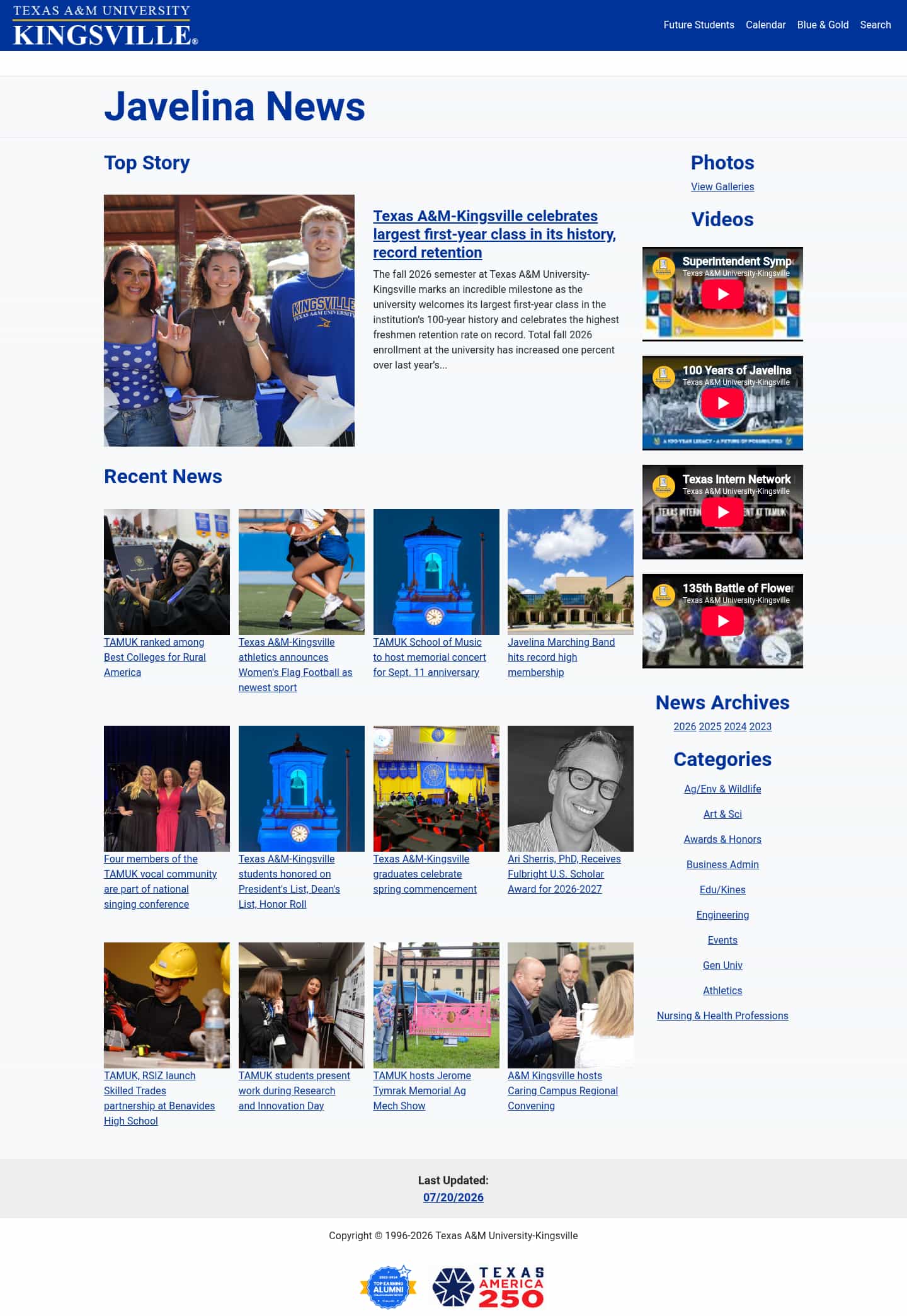 Latest website image capture