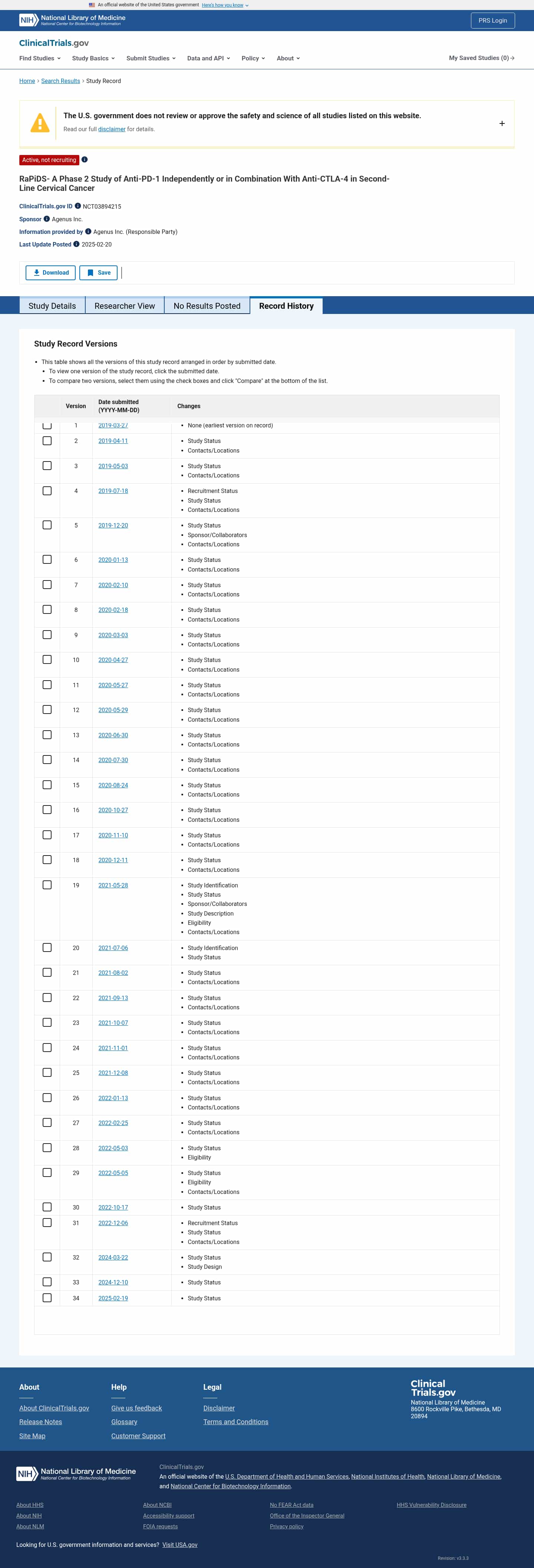 Latest website image capture