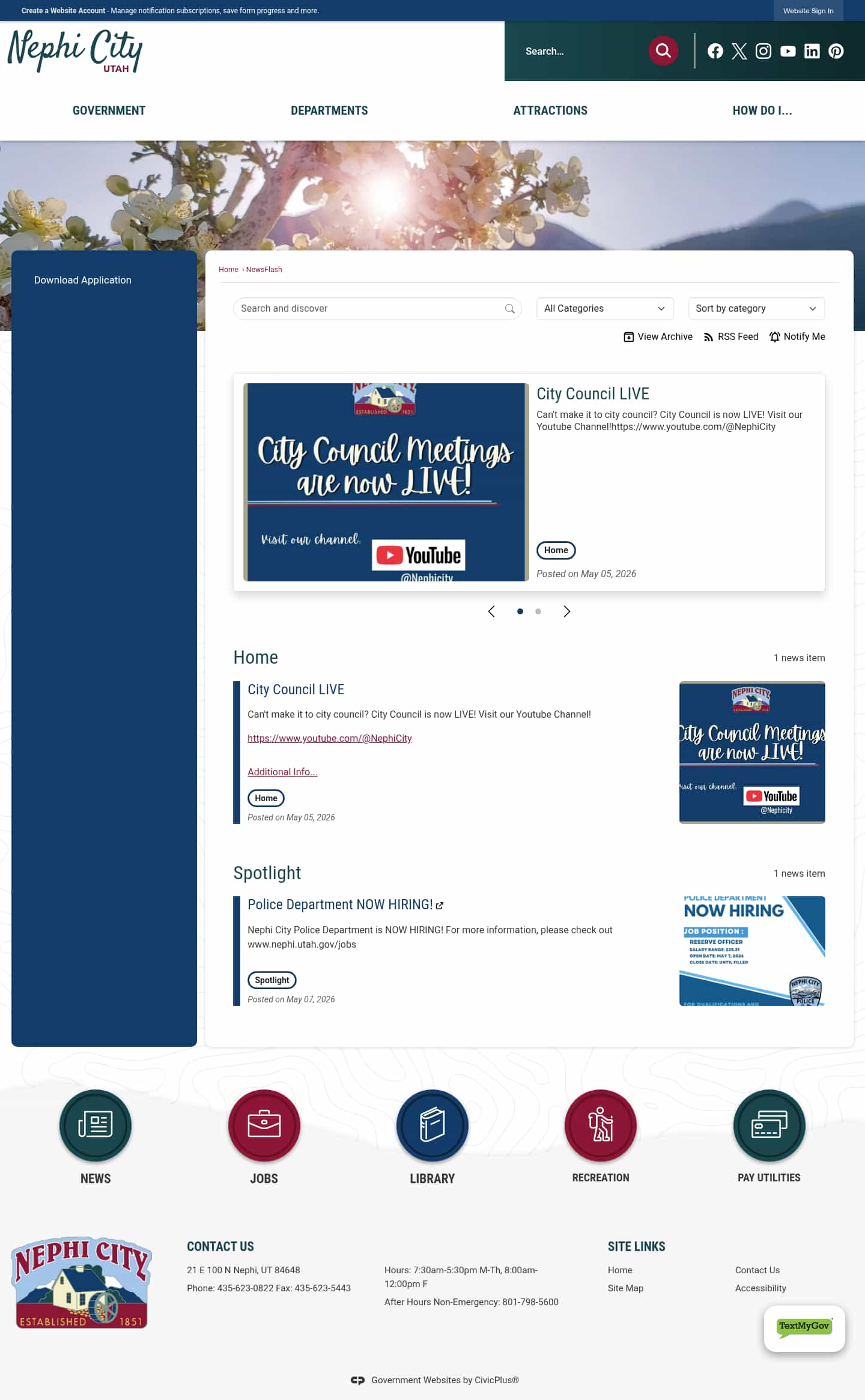 Latest website image capture