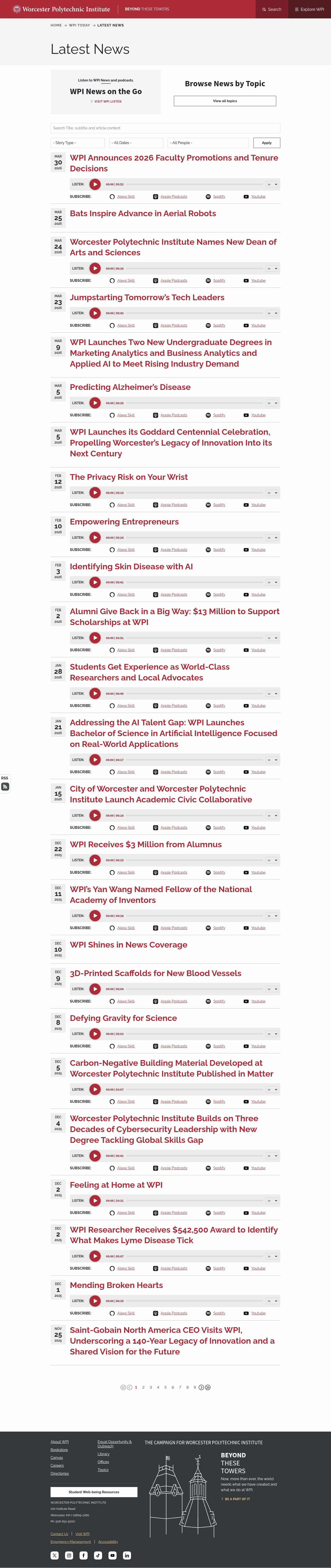 Latest website image capture