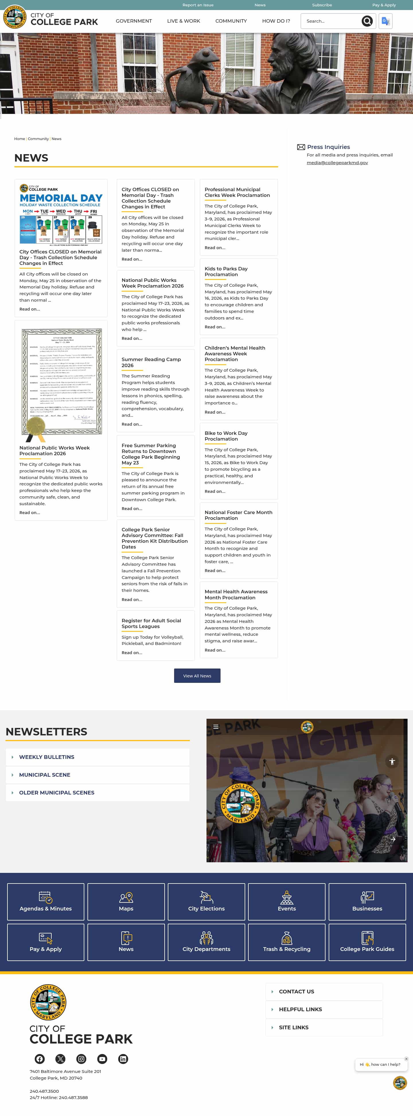 Latest website image capture
