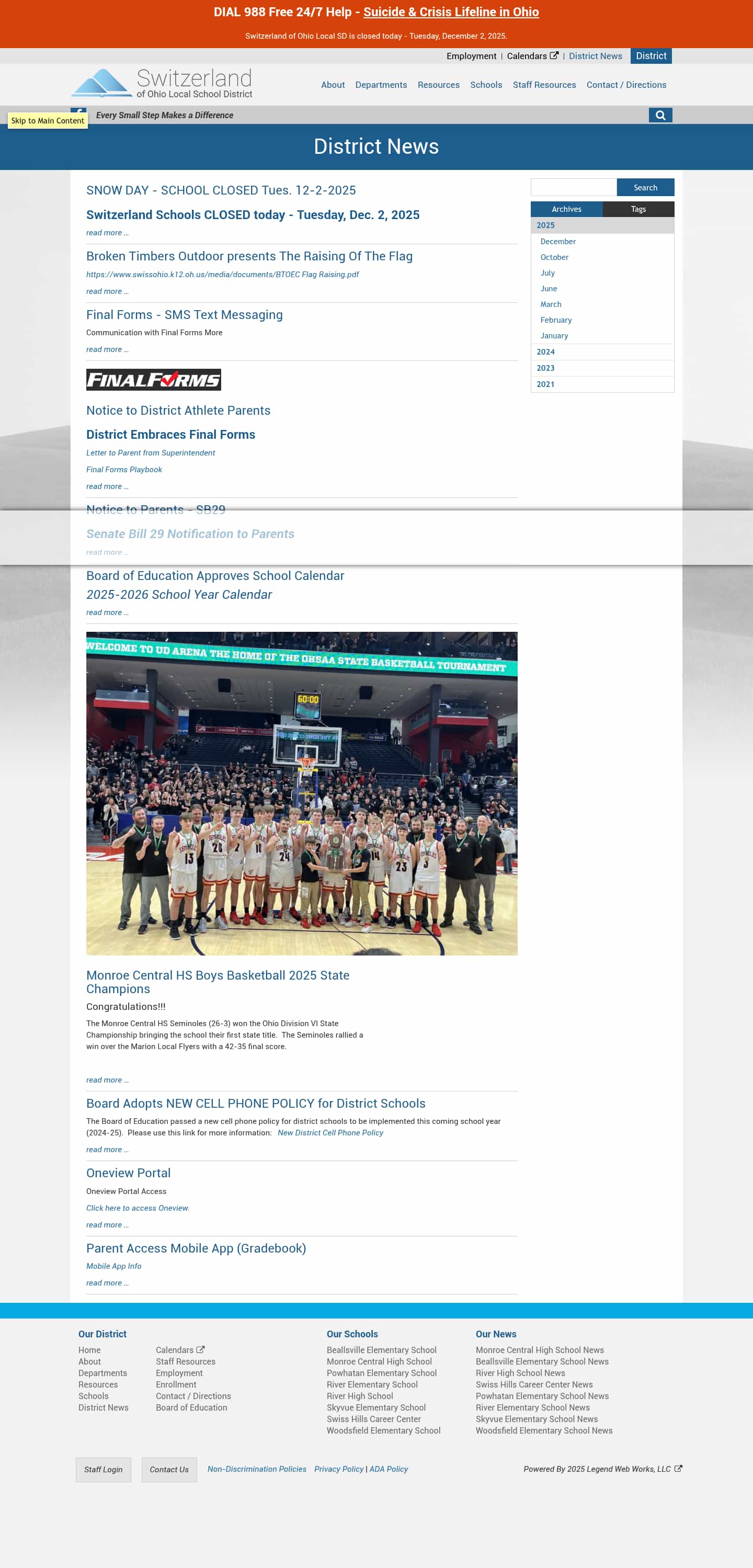 Latest website image capture