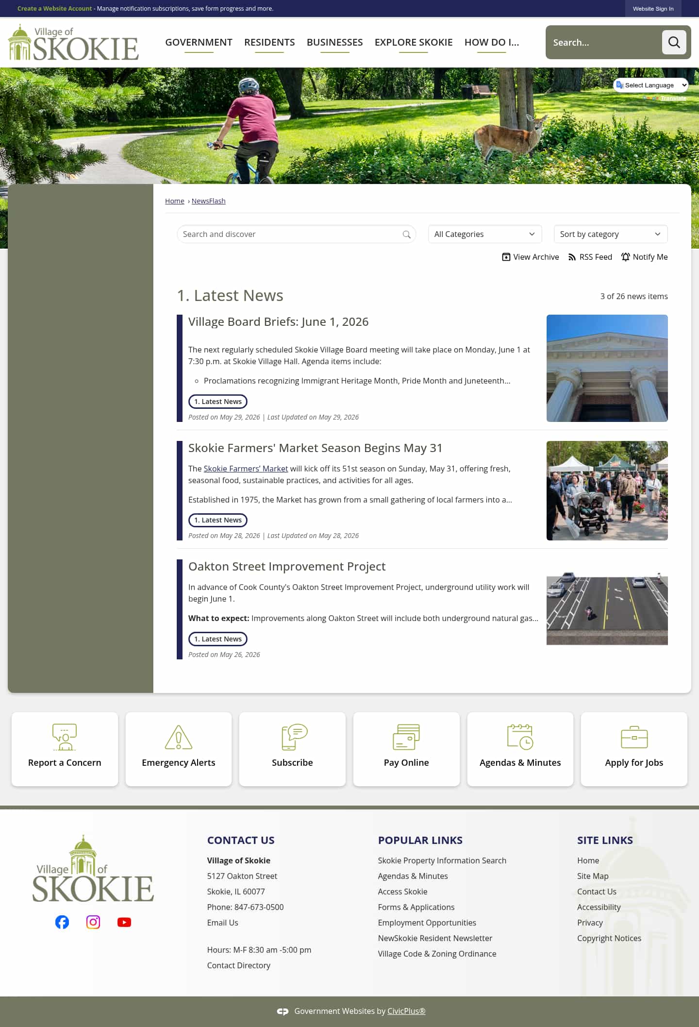 Latest website image capture