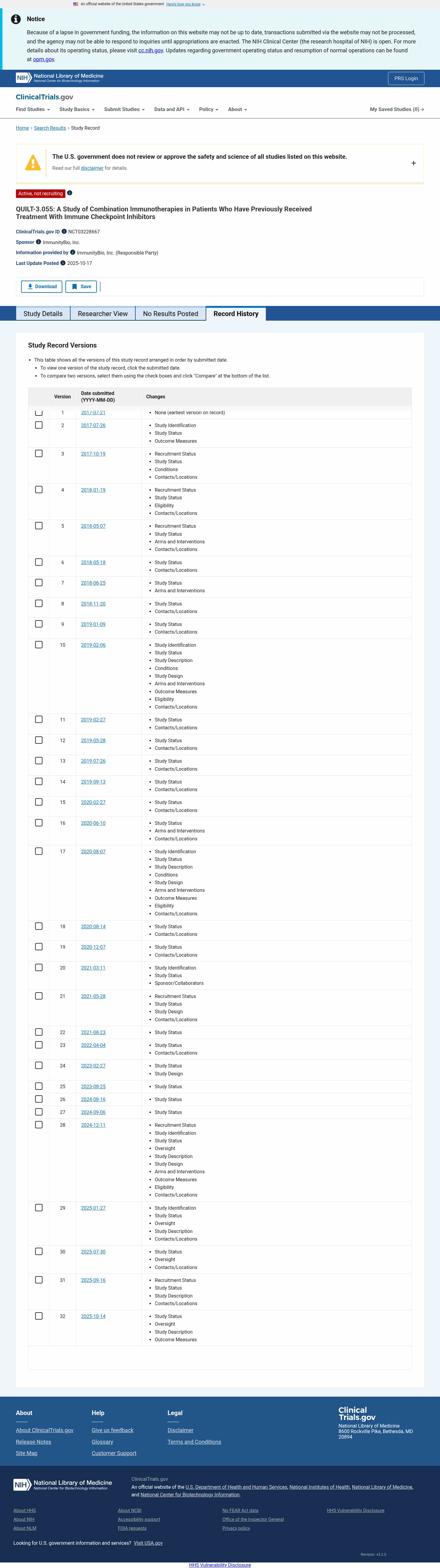 Latest website image capture