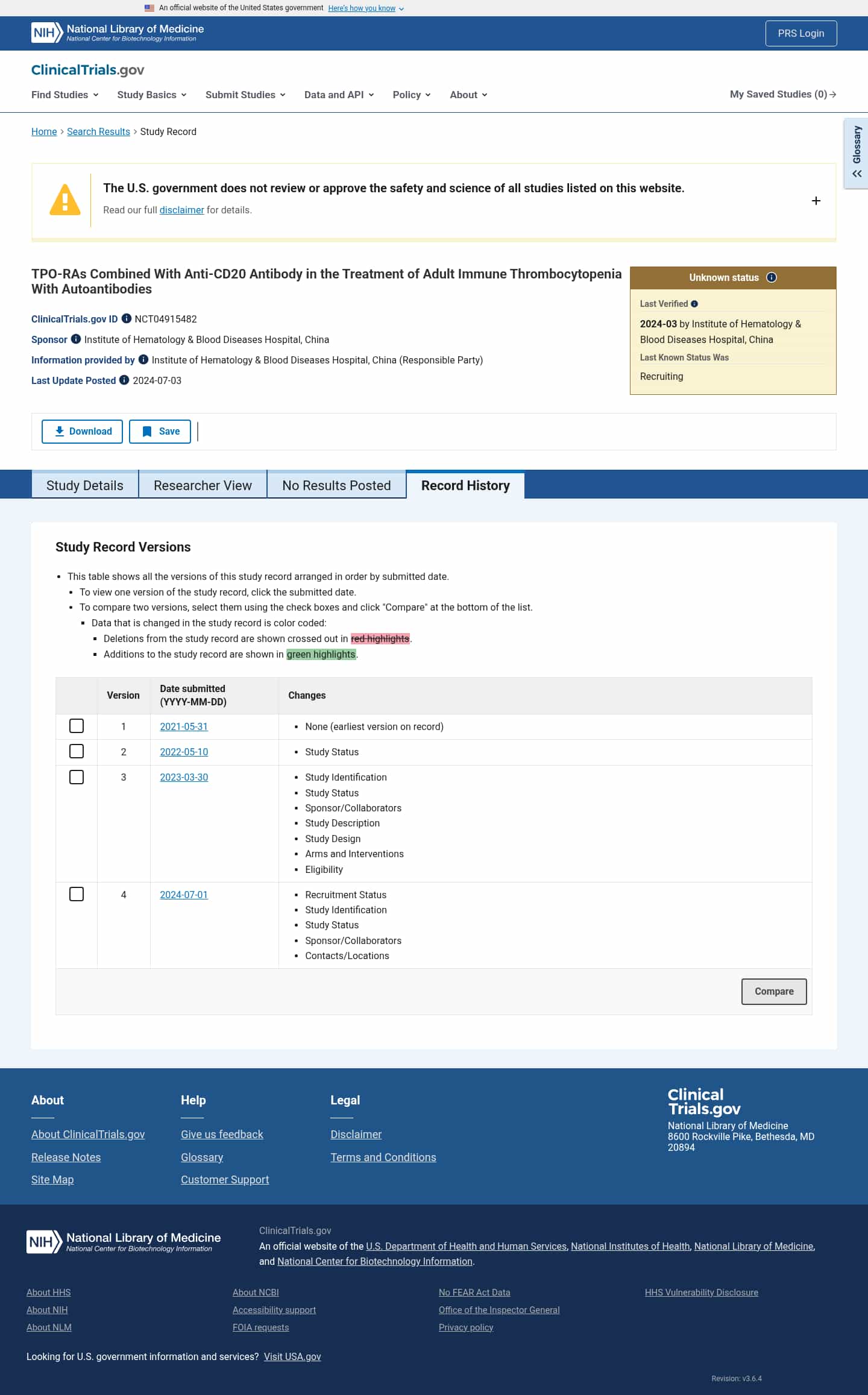 Latest website image capture
