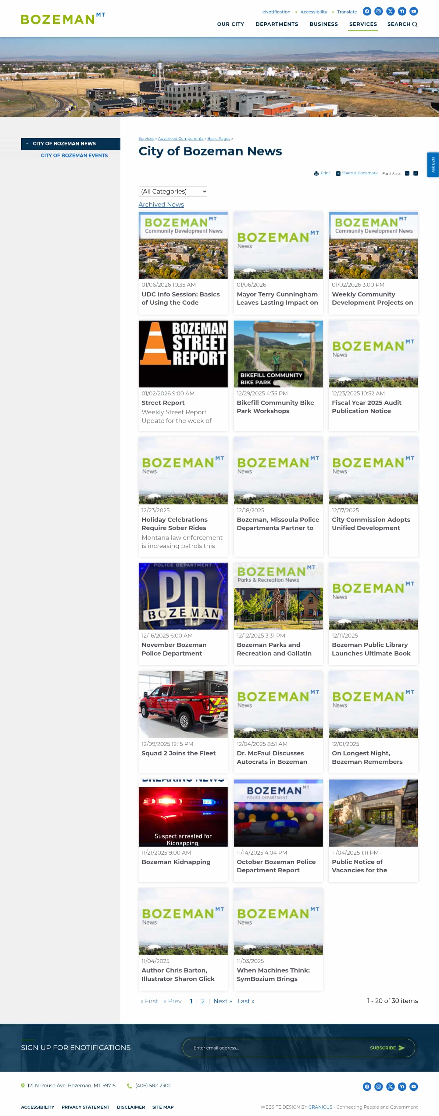 Latest website image capture