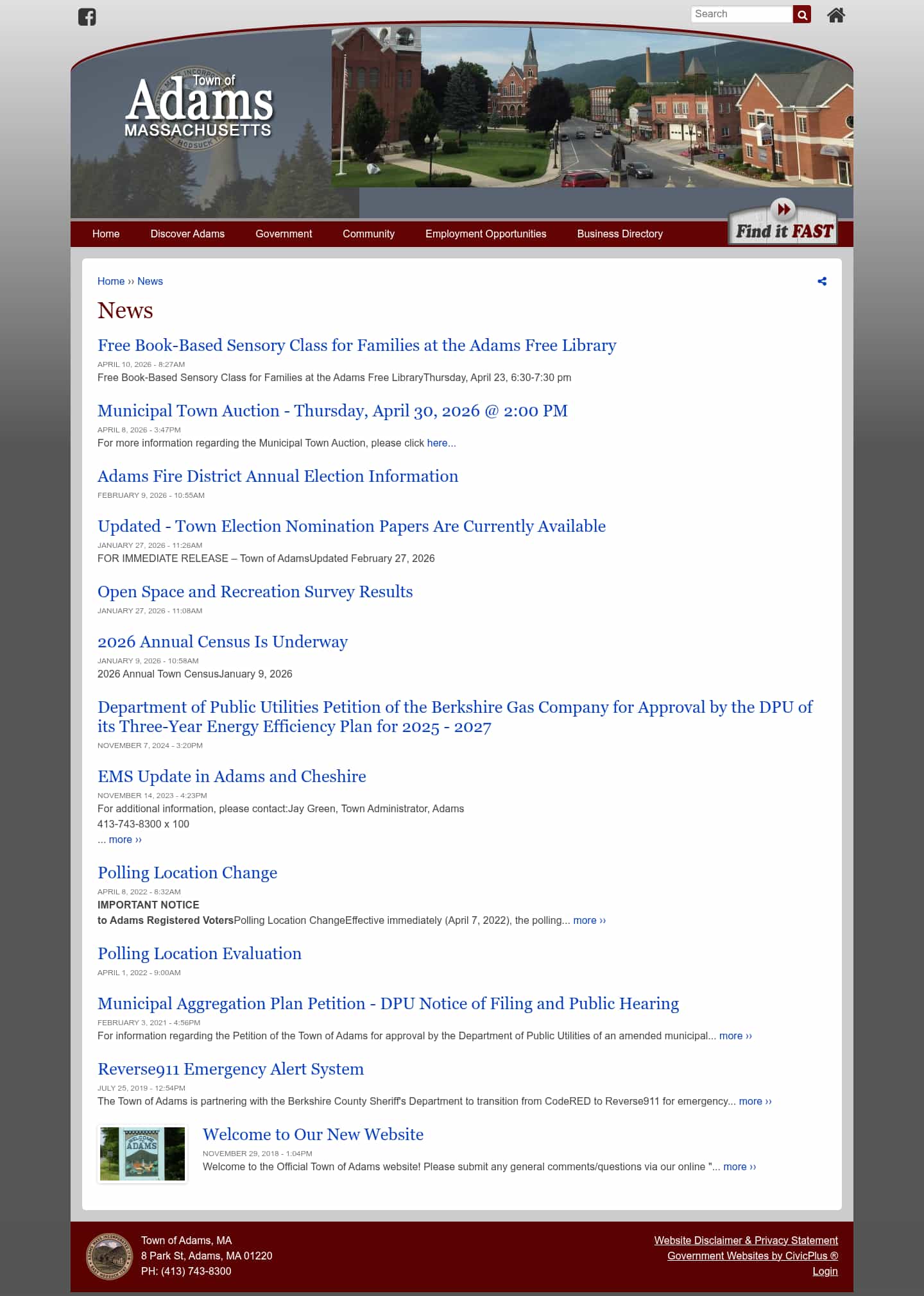 Latest website image capture