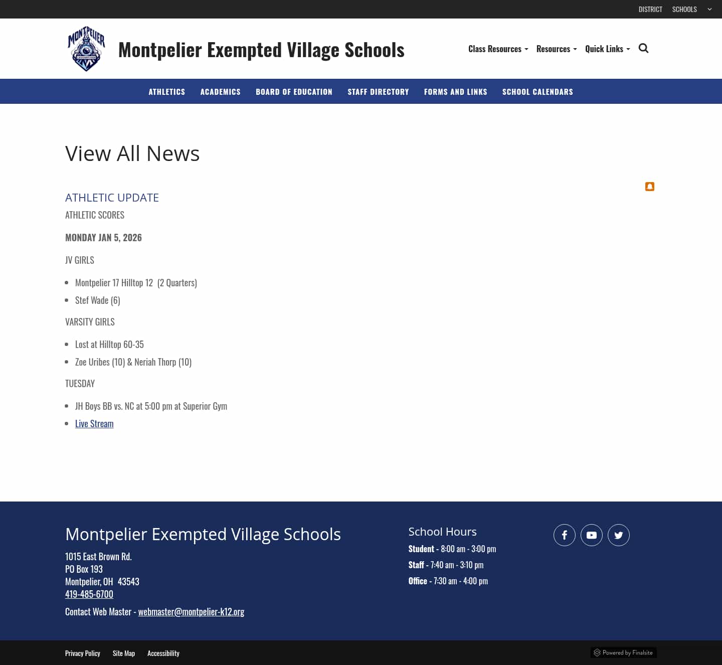 Latest website image capture