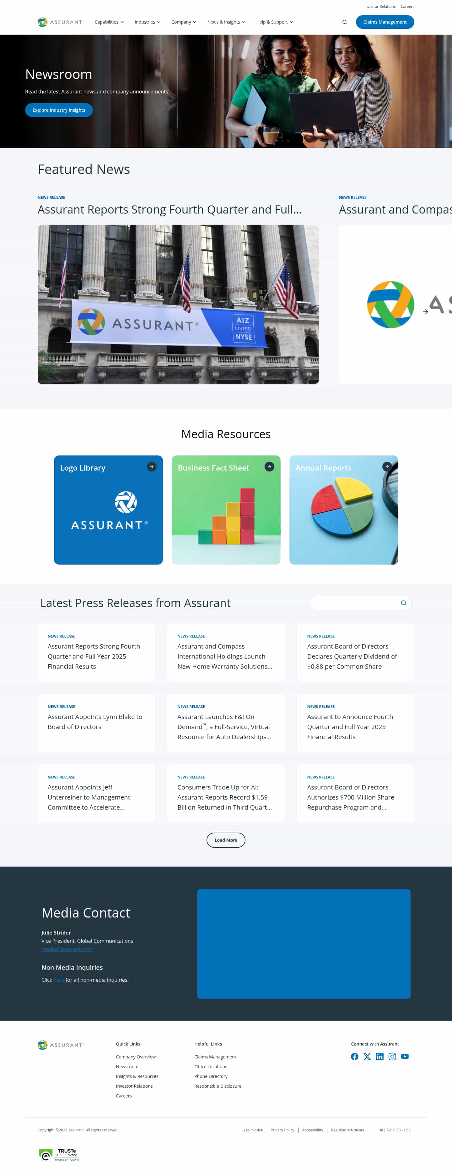 Latest website image capture