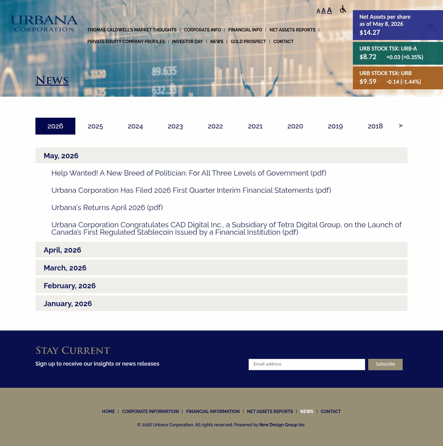 Latest website image capture