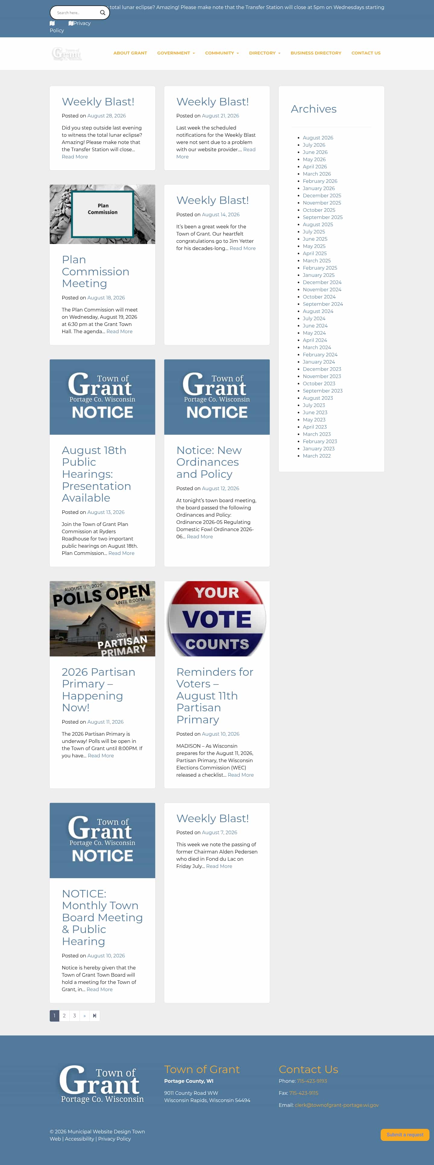 Latest website image capture