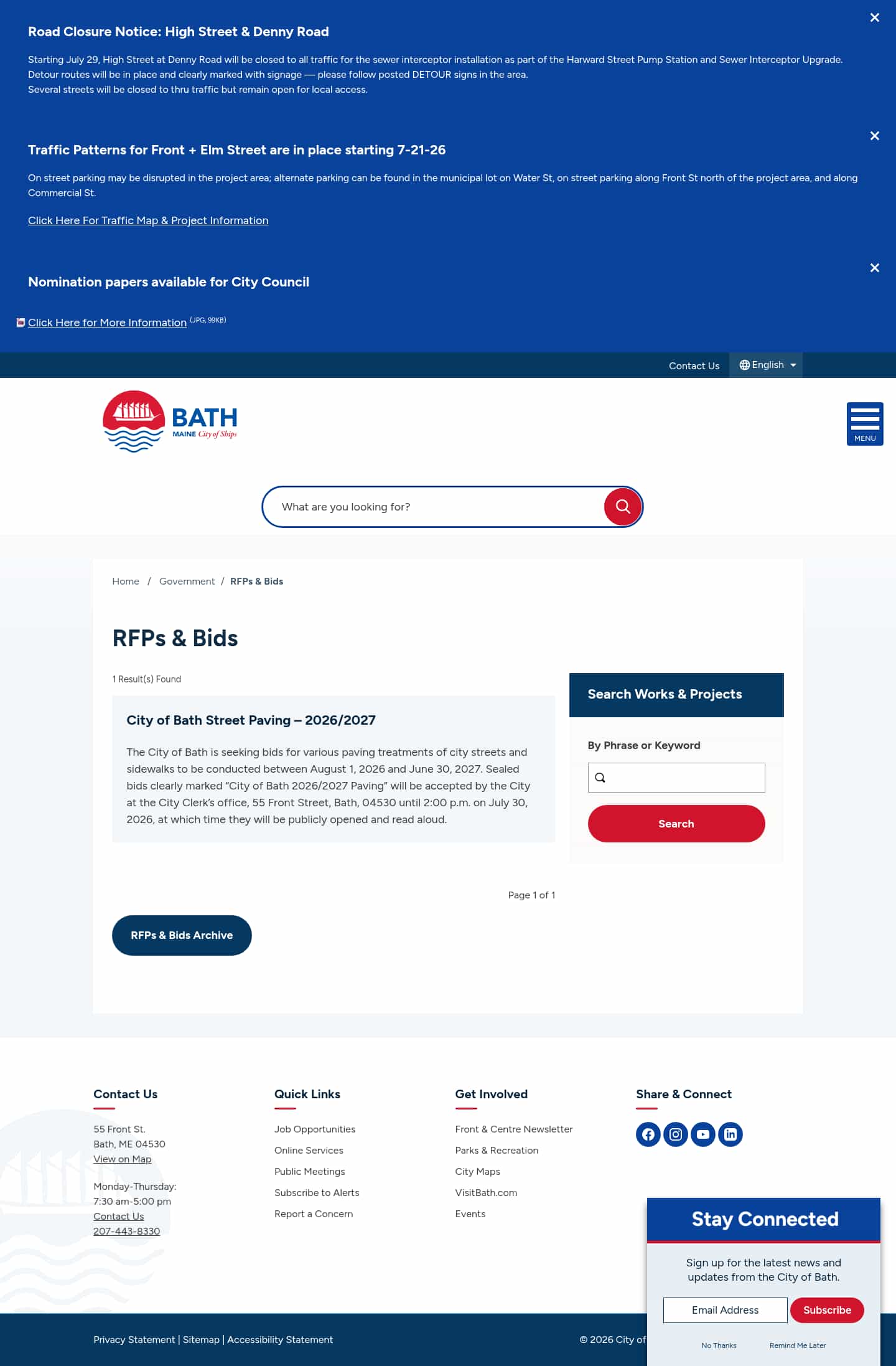 Latest website image capture