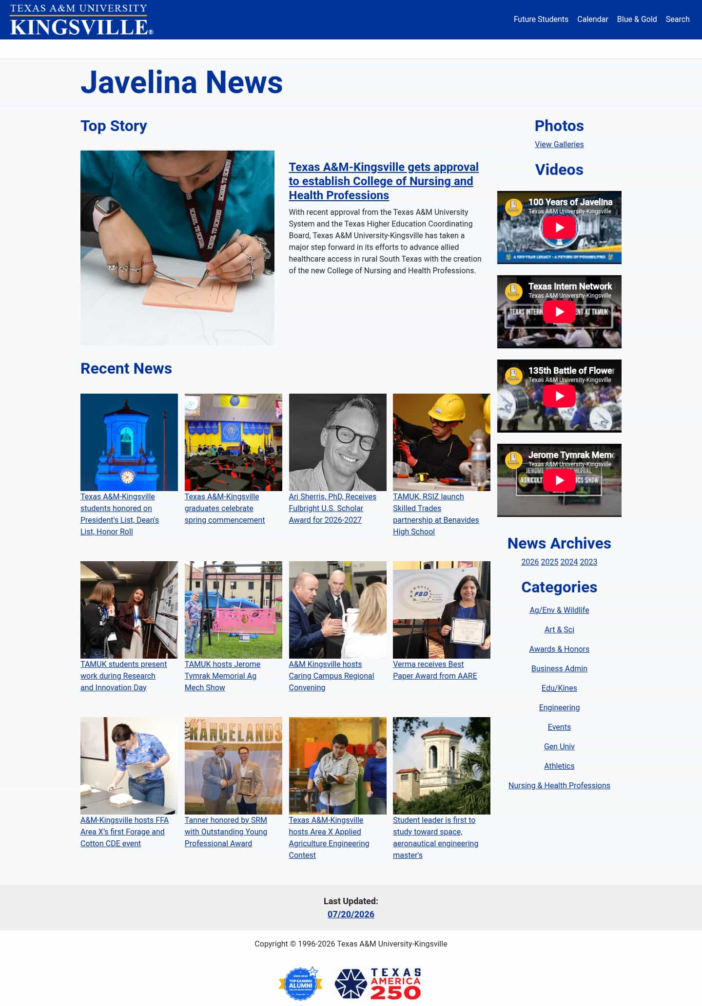 Latest website image capture