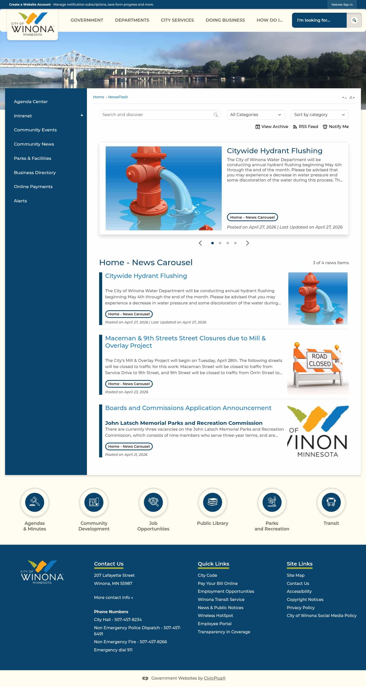Latest website image capture