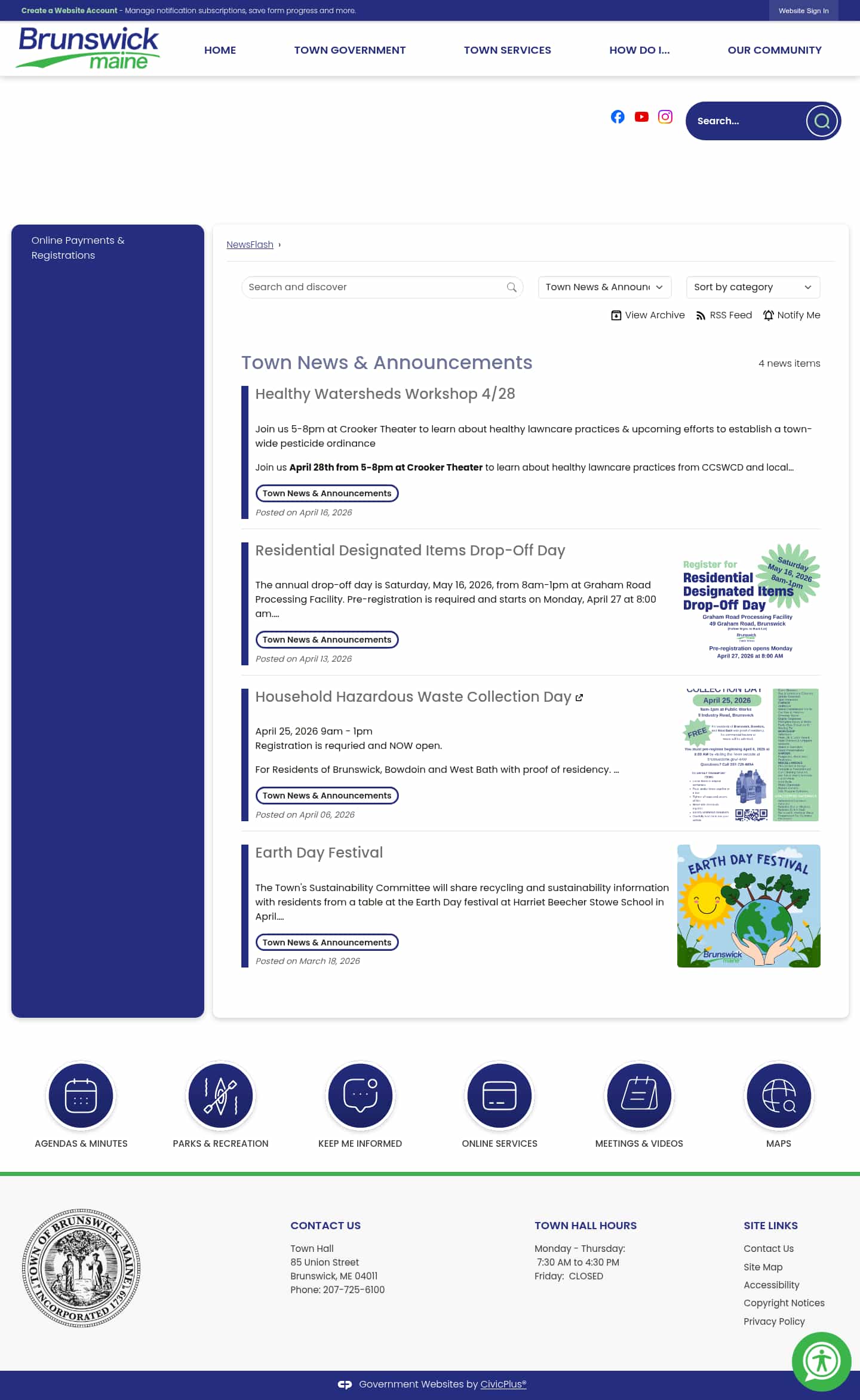 Latest website image capture