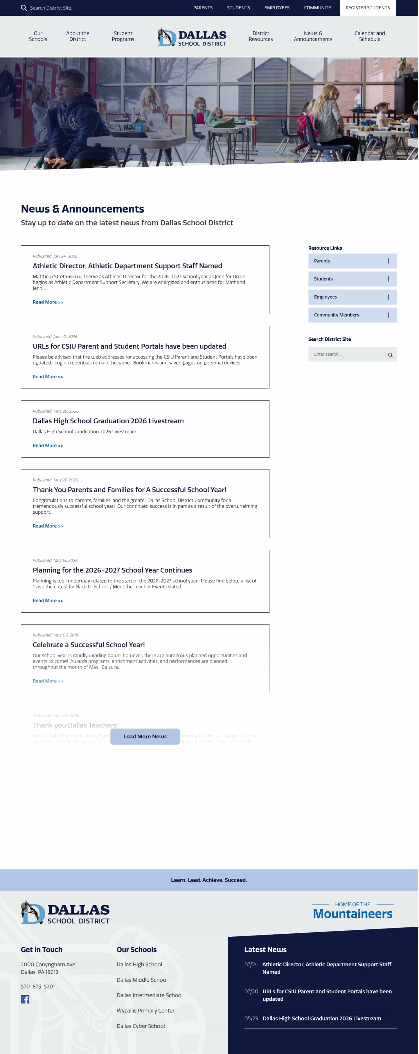 Latest website image capture