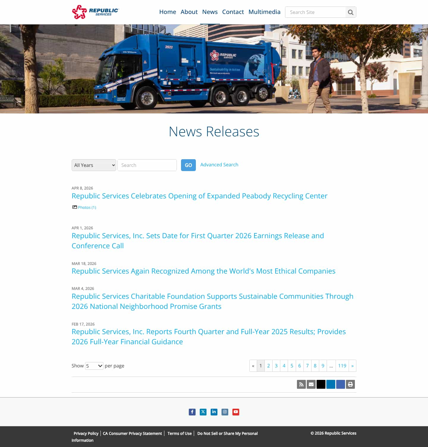 Latest website image capture