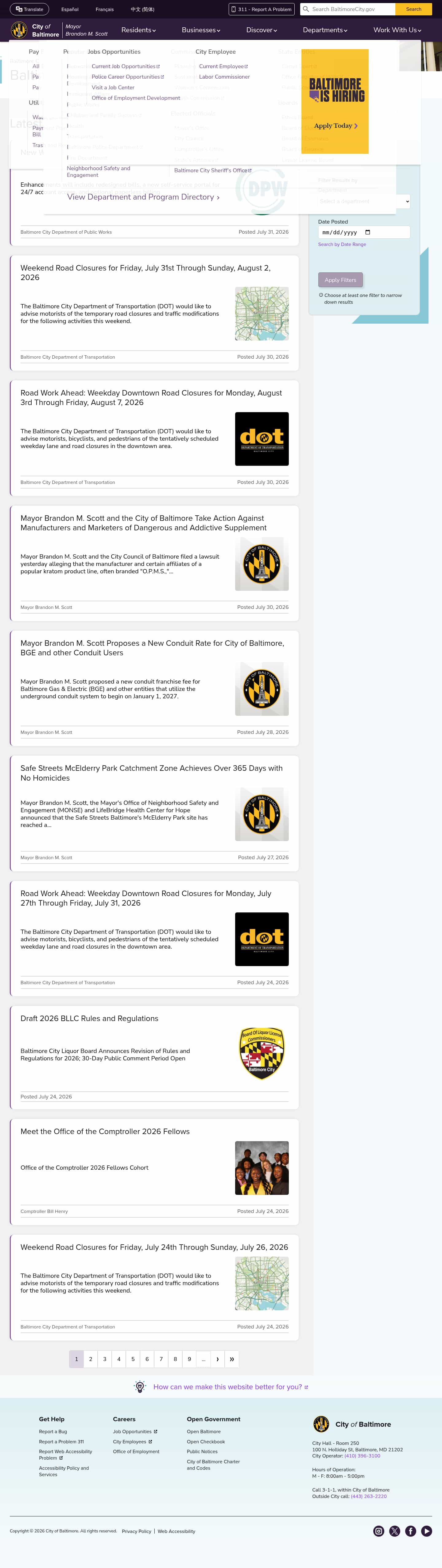 Latest website image capture