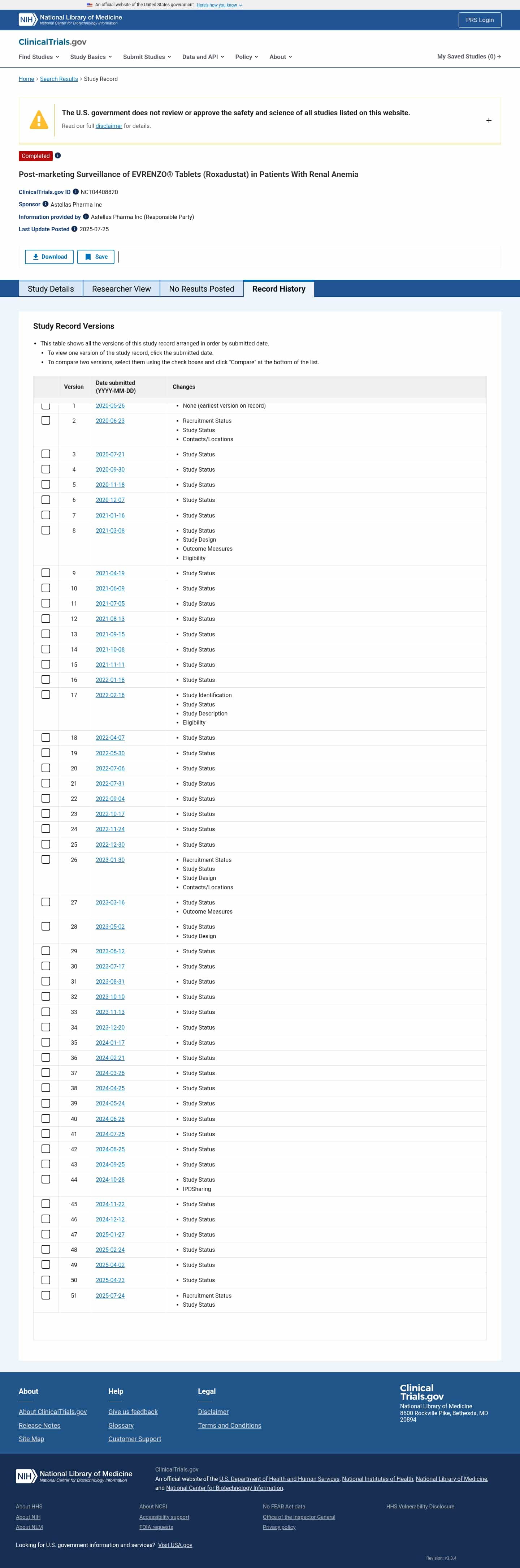 Latest website image capture