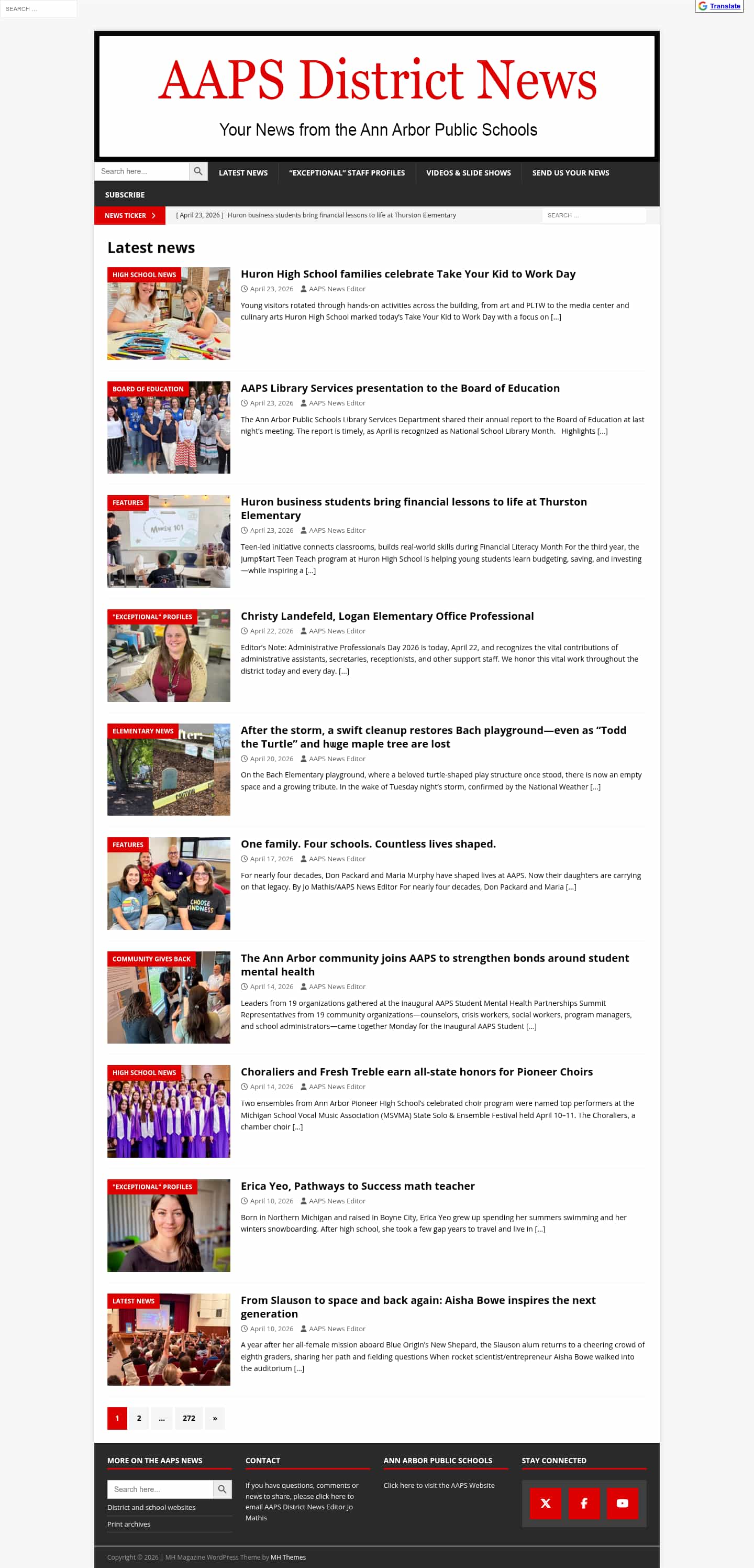 Latest website image capture