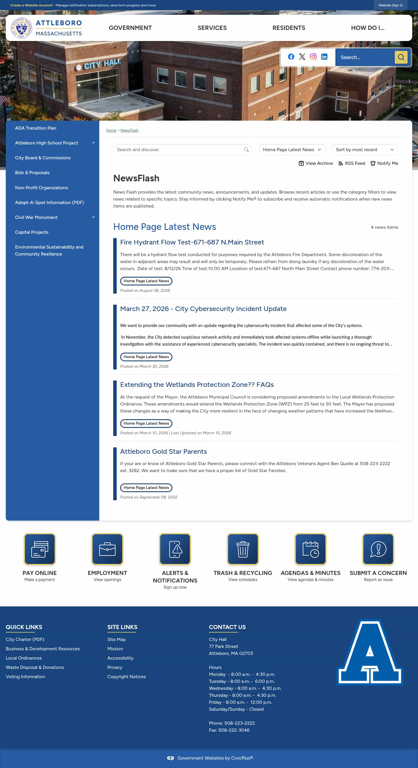 Latest website image capture