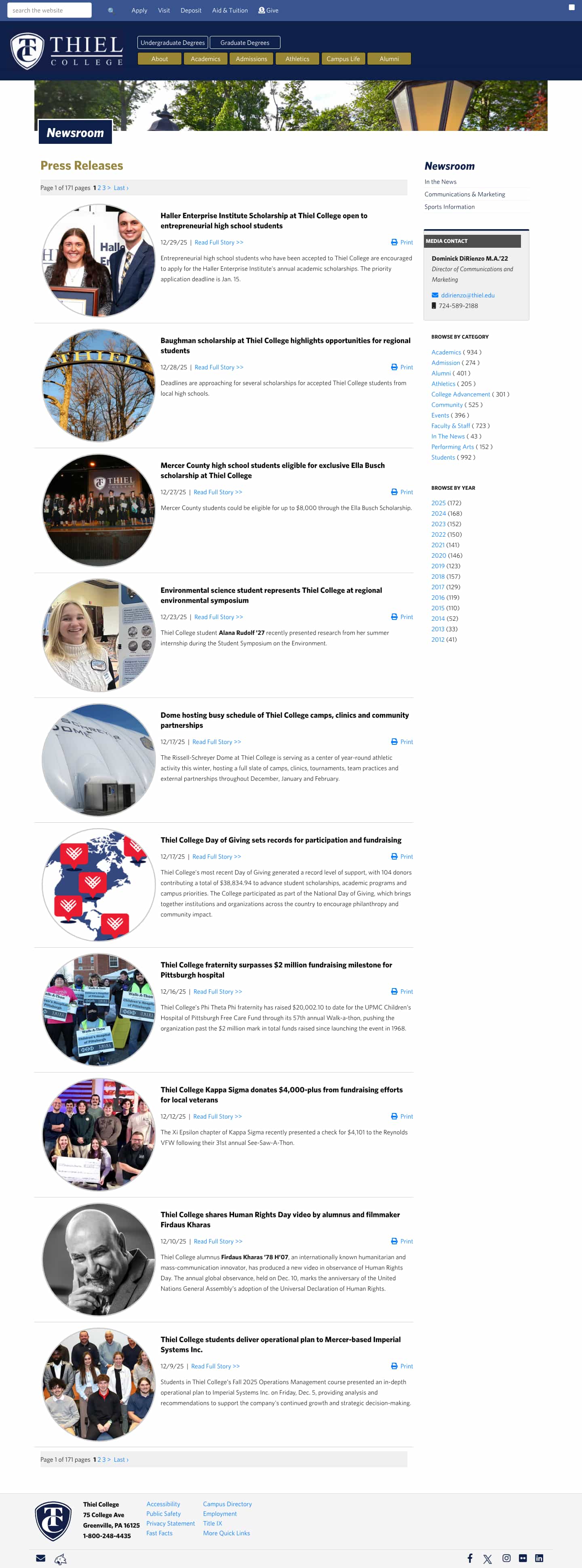 Latest website image capture