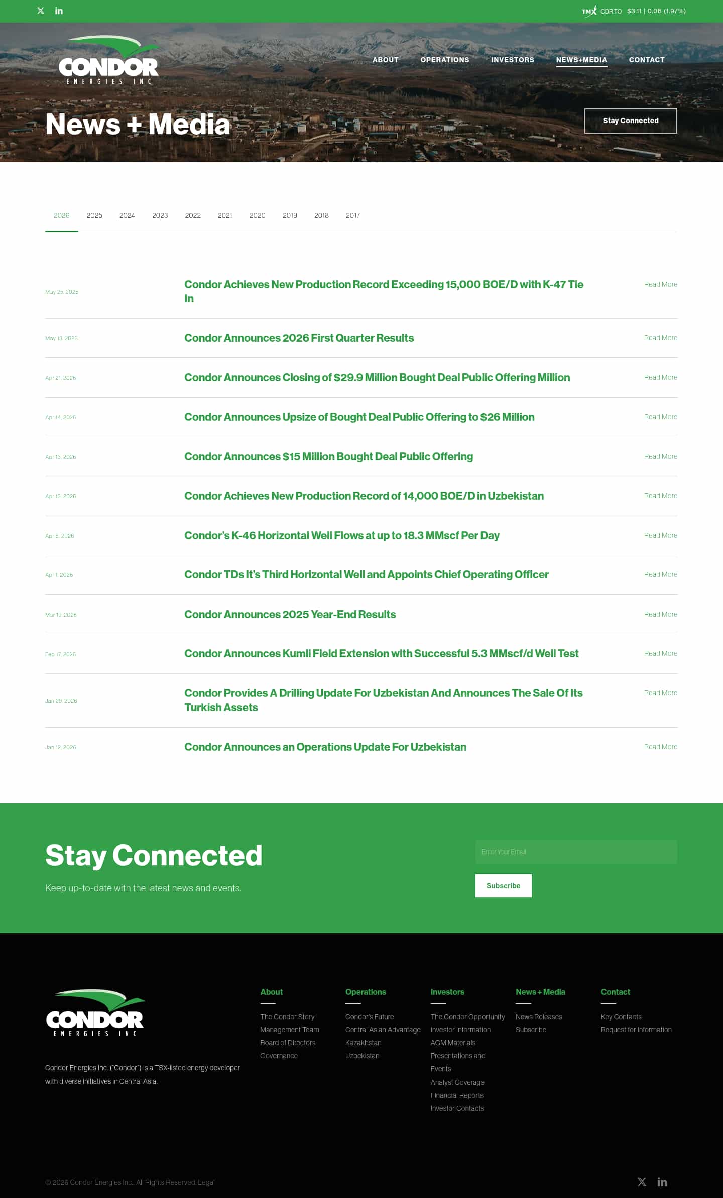 Latest website image capture