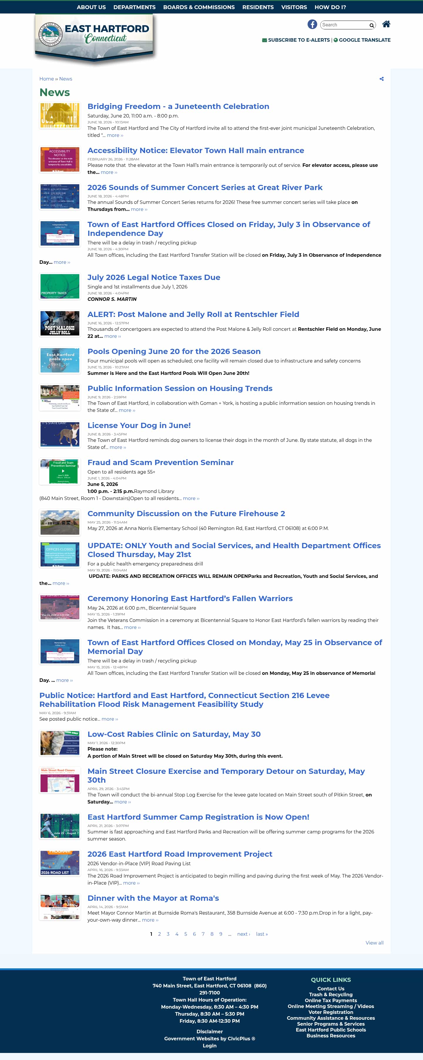Latest website image capture