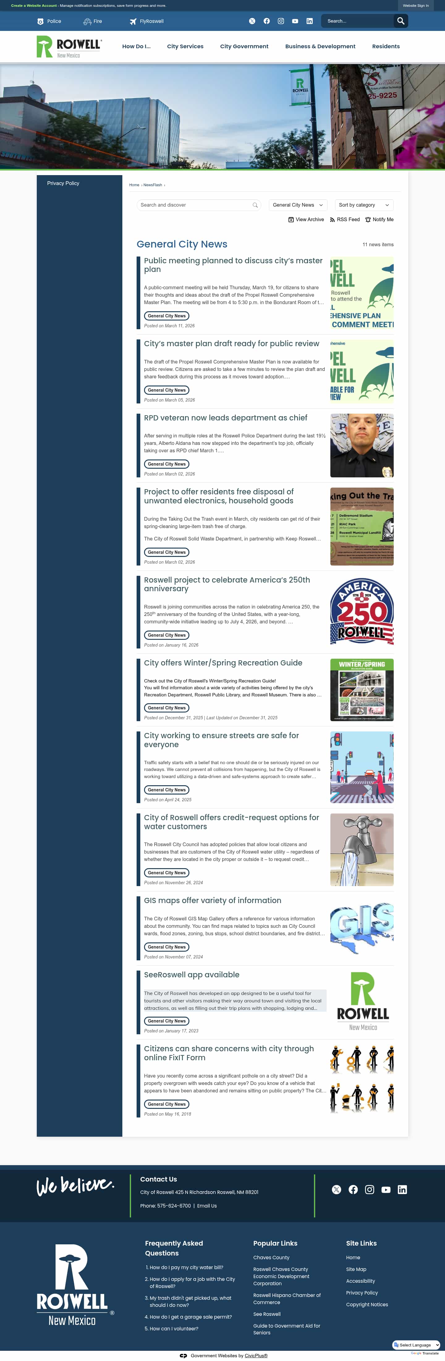 Latest website image capture