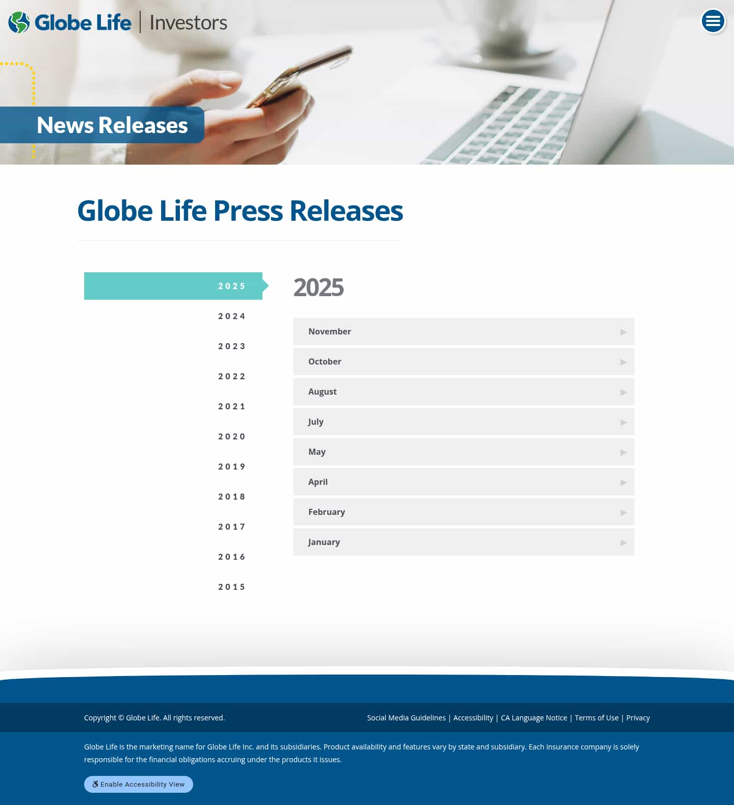 Latest website image capture