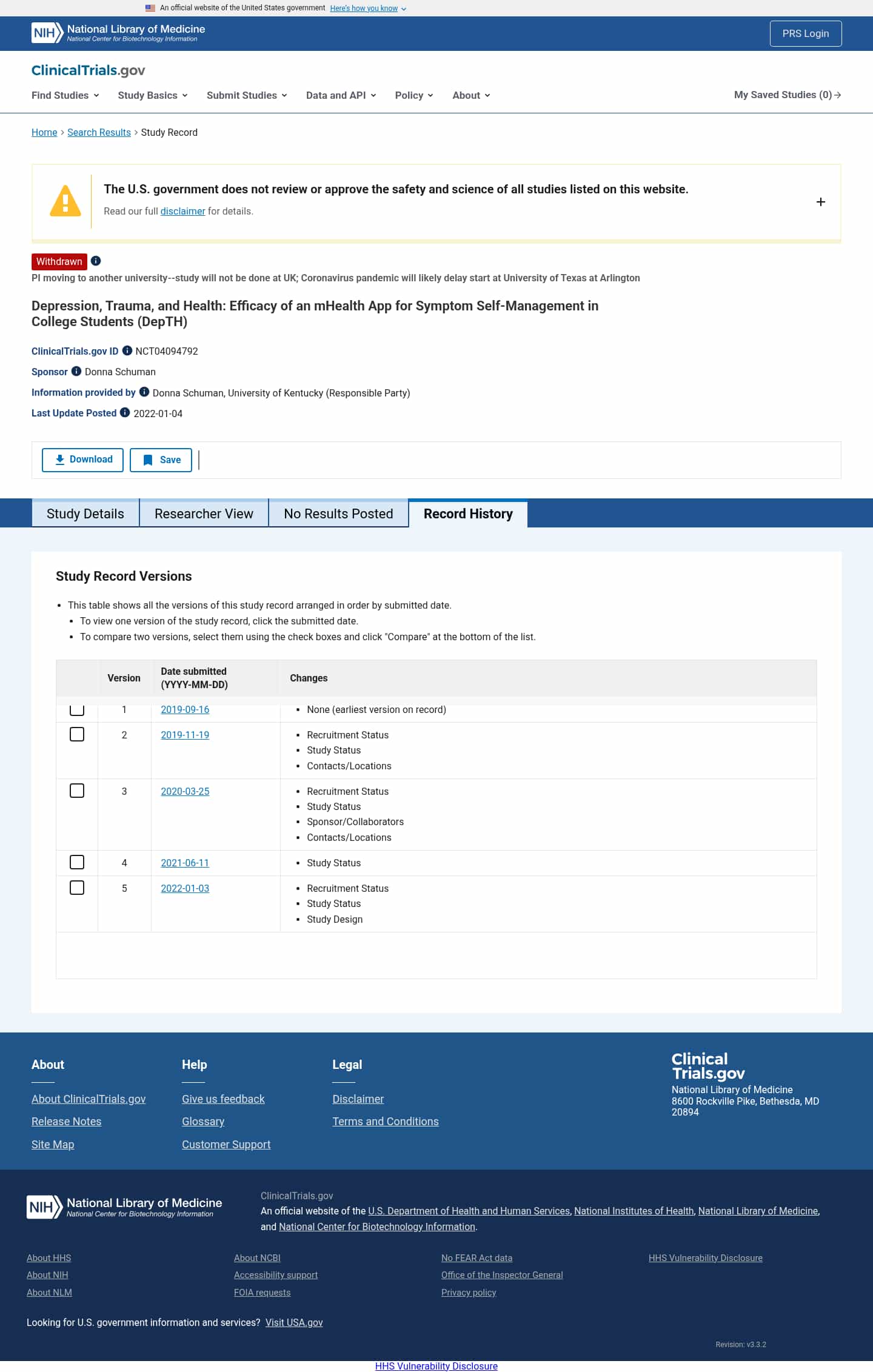 Latest website image capture