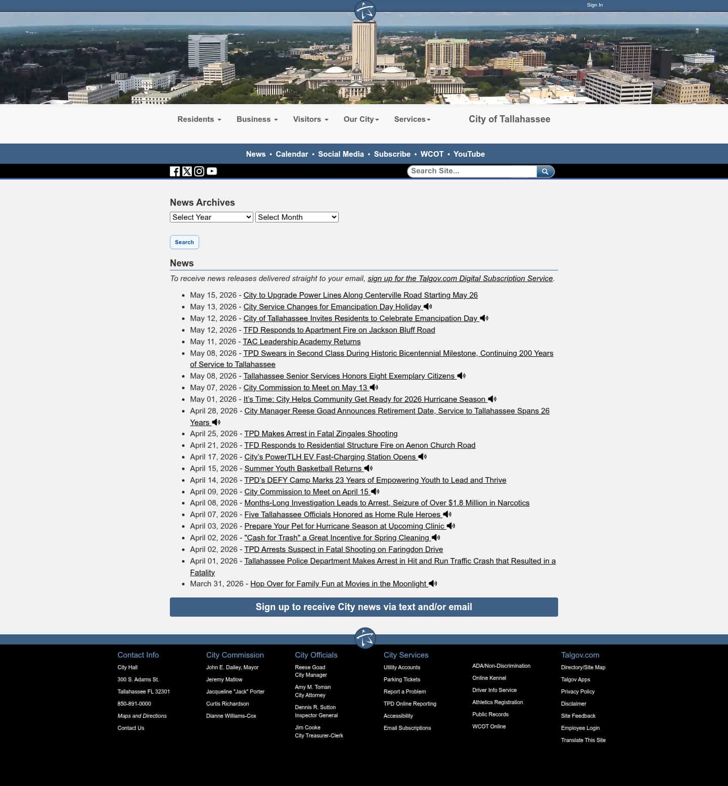 Latest website image capture