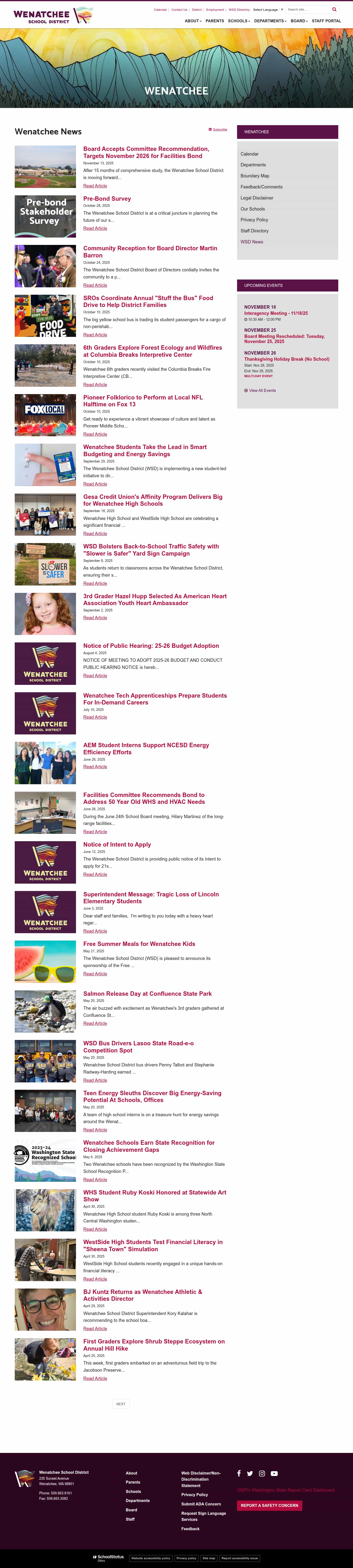 Latest website image capture