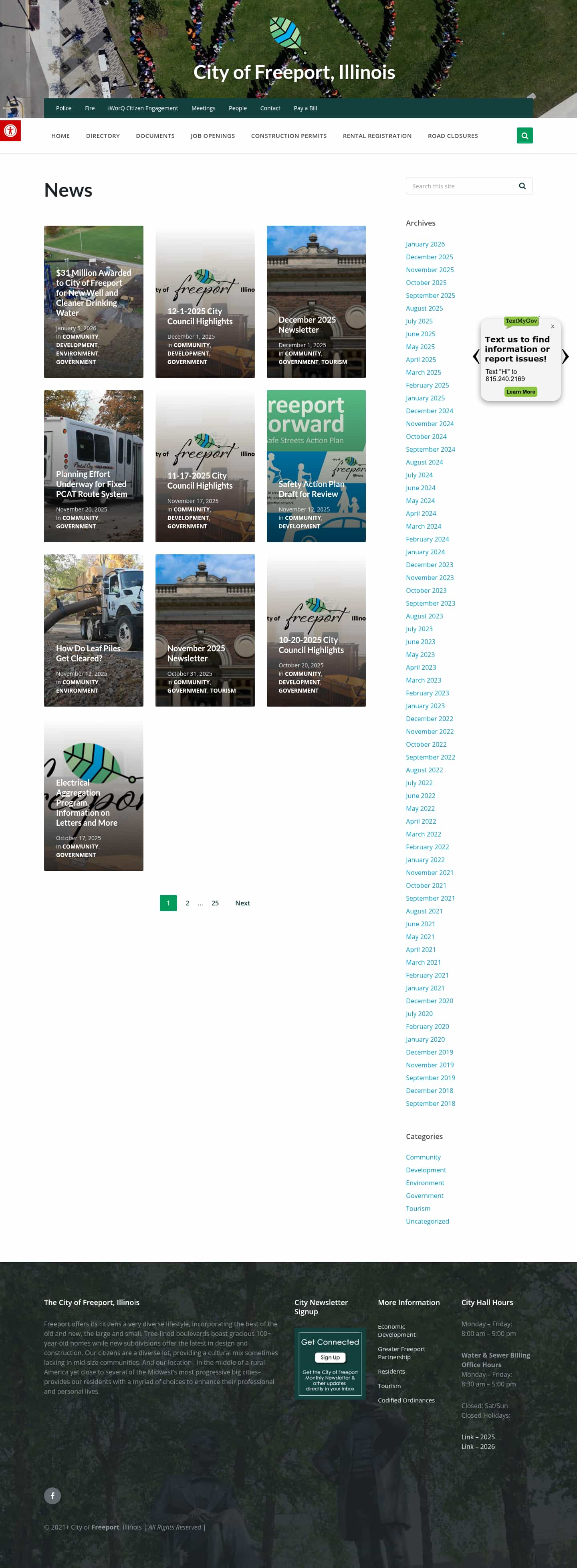 Latest website image capture