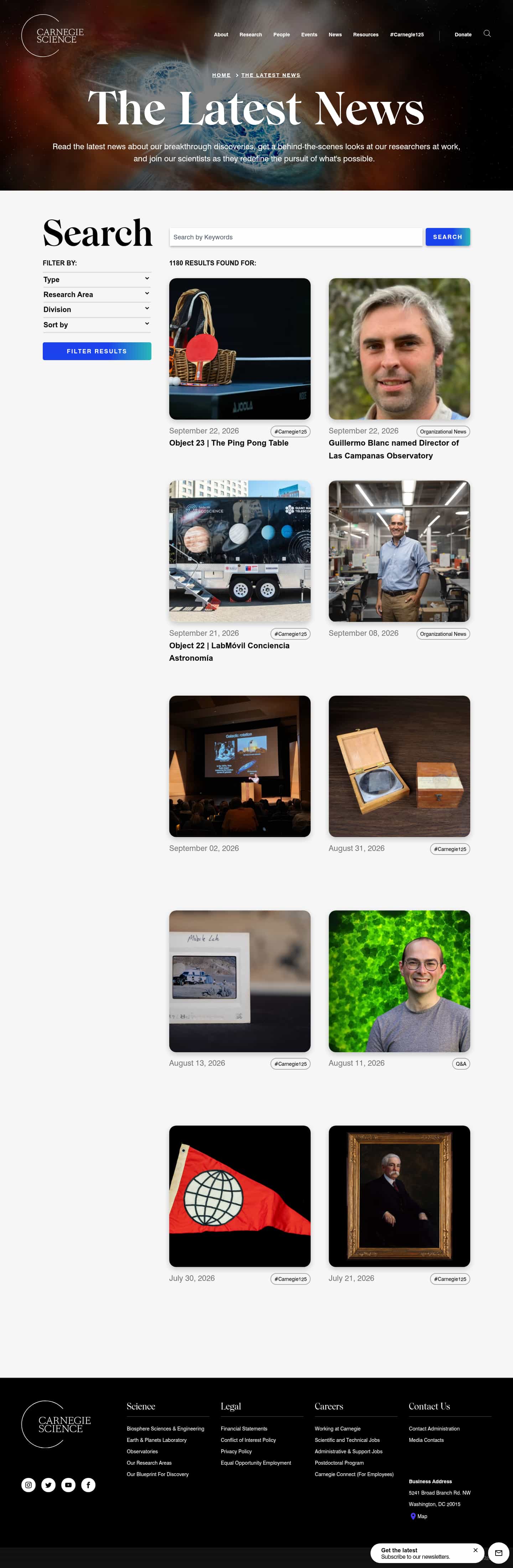 Latest website image capture