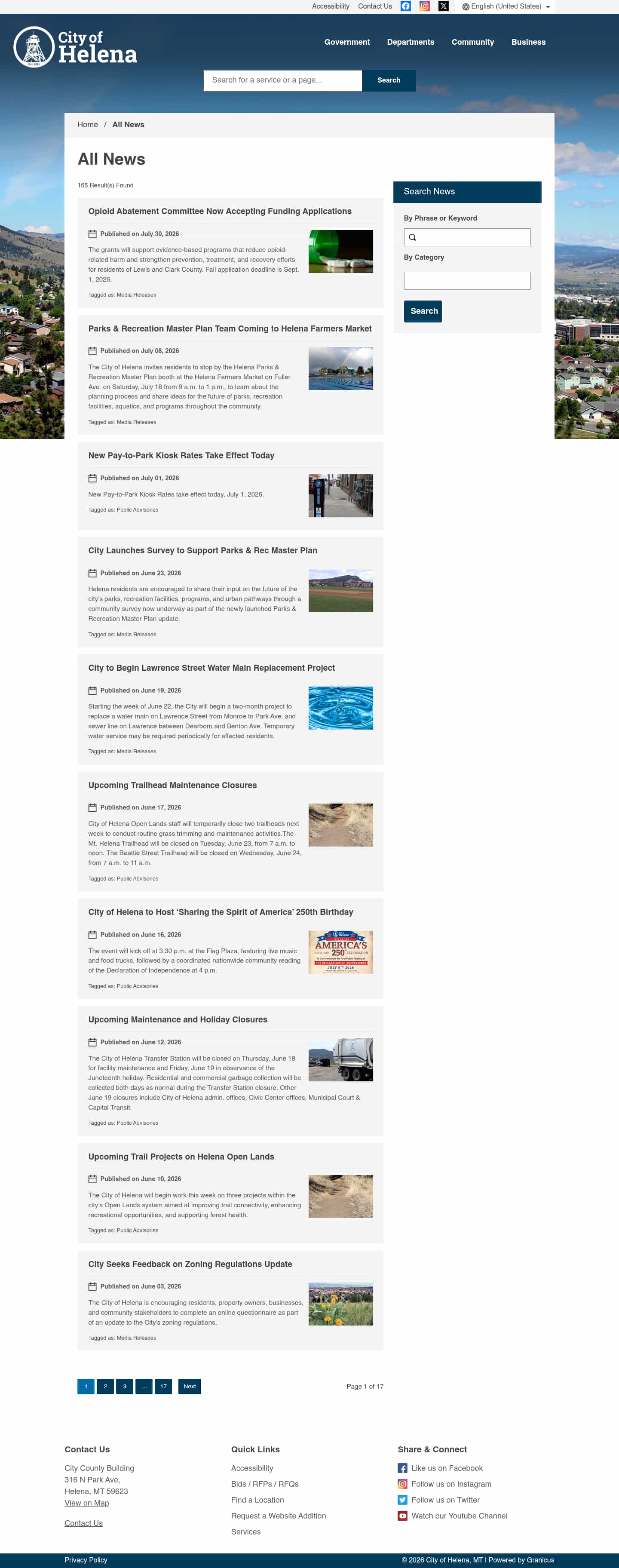 Latest website image capture