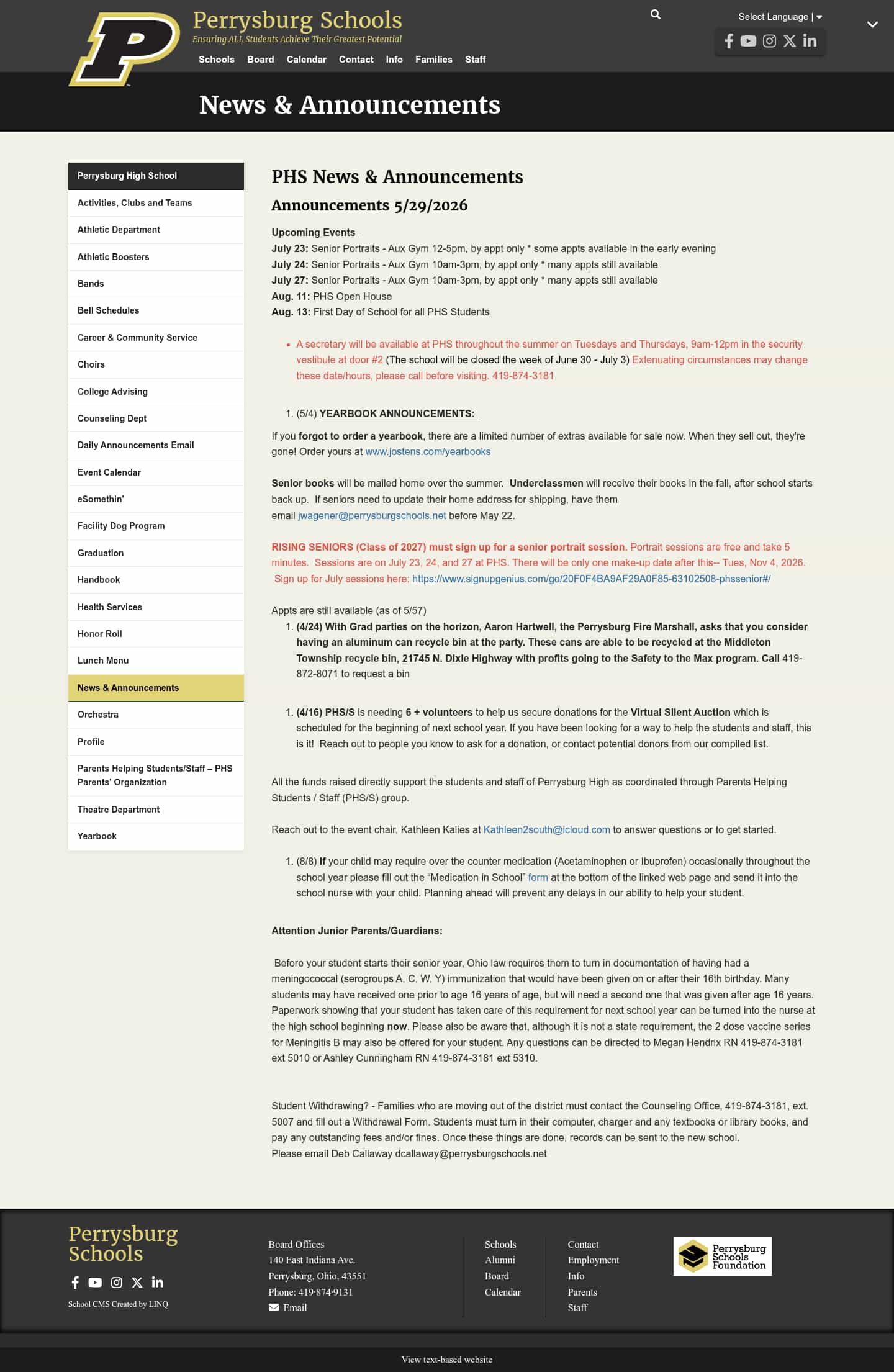 Latest website image capture