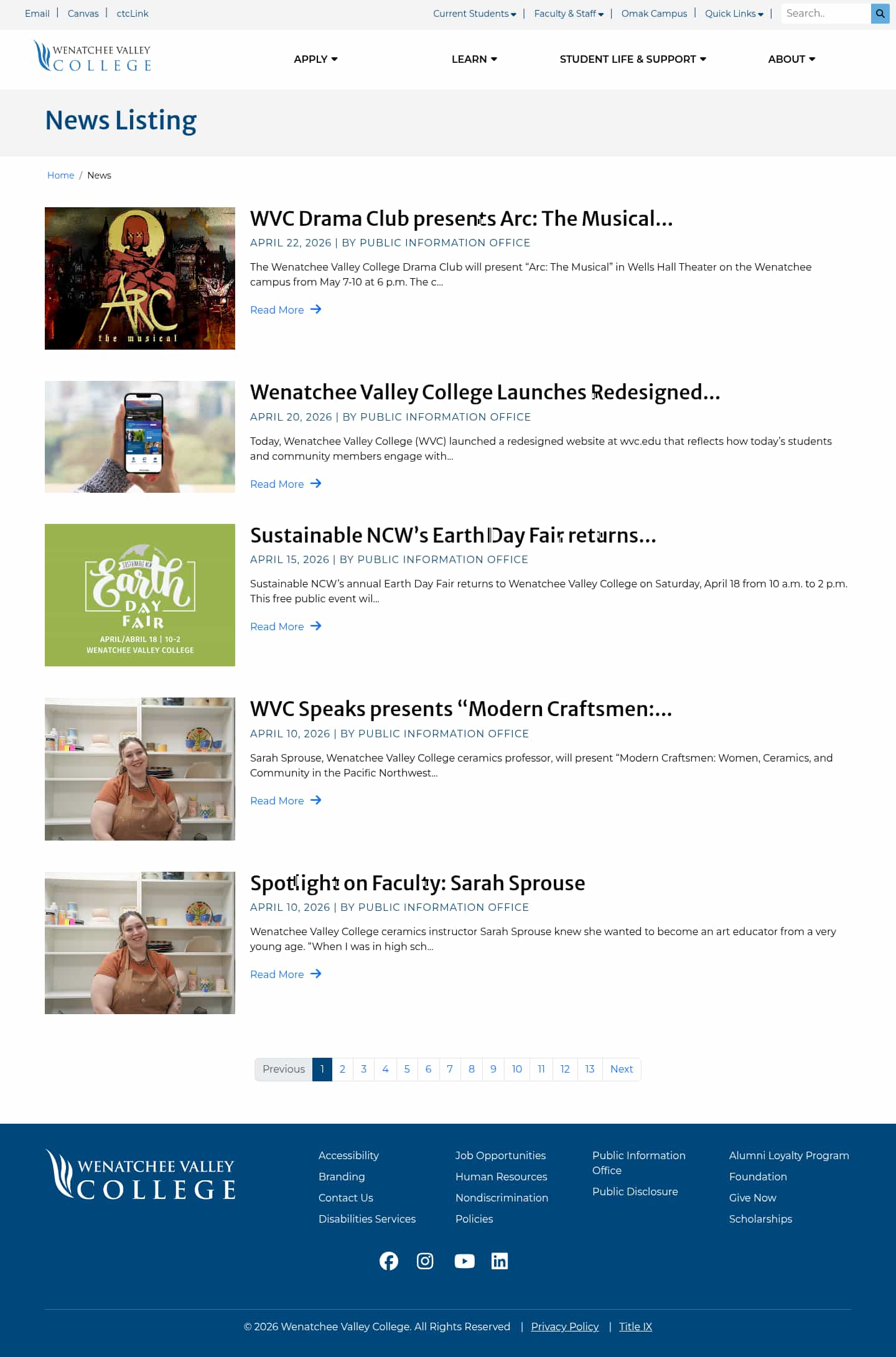 Latest website image capture