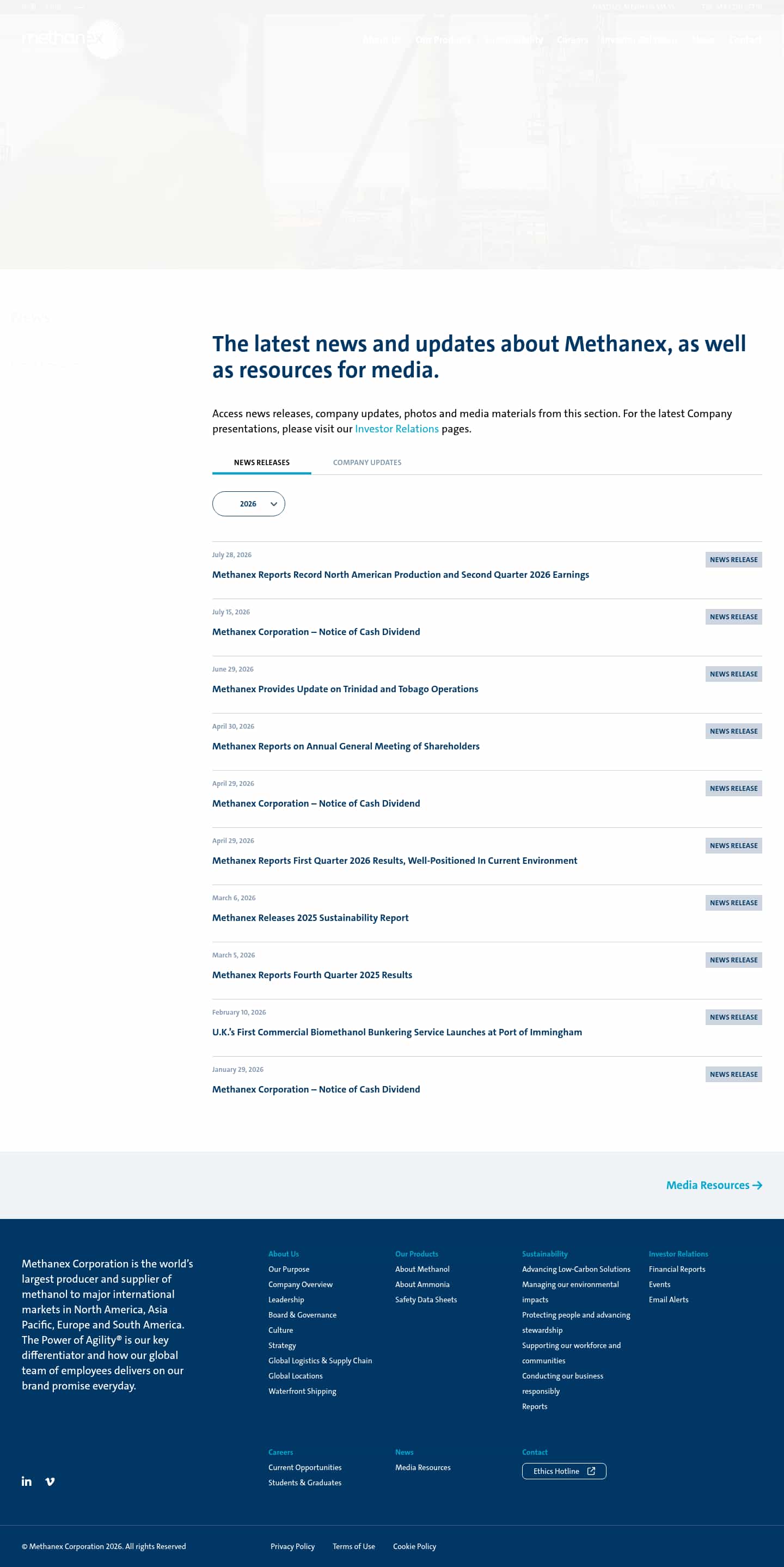Latest website image capture