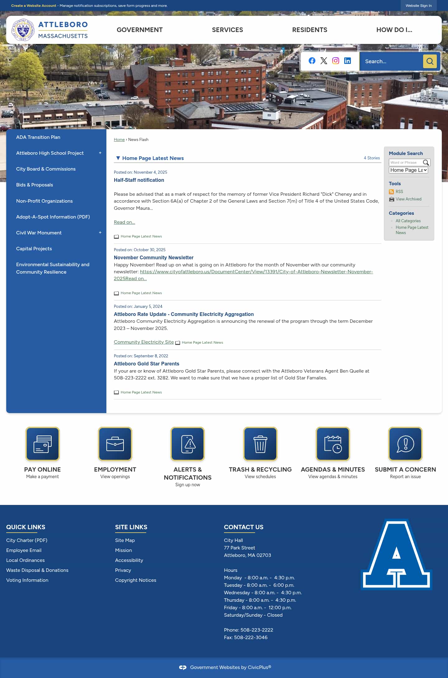 Latest website image capture