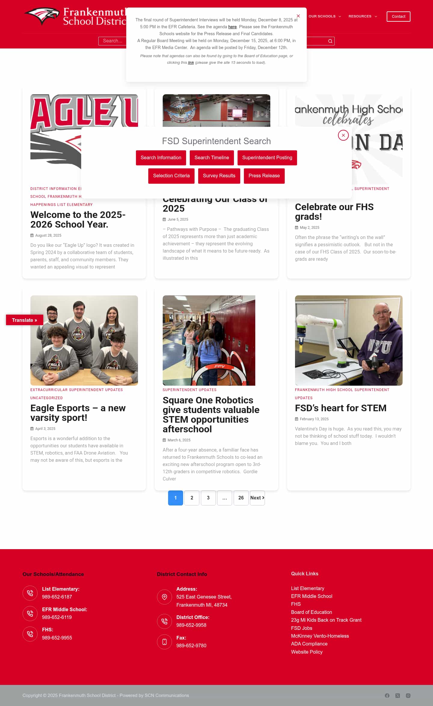 Latest website image capture