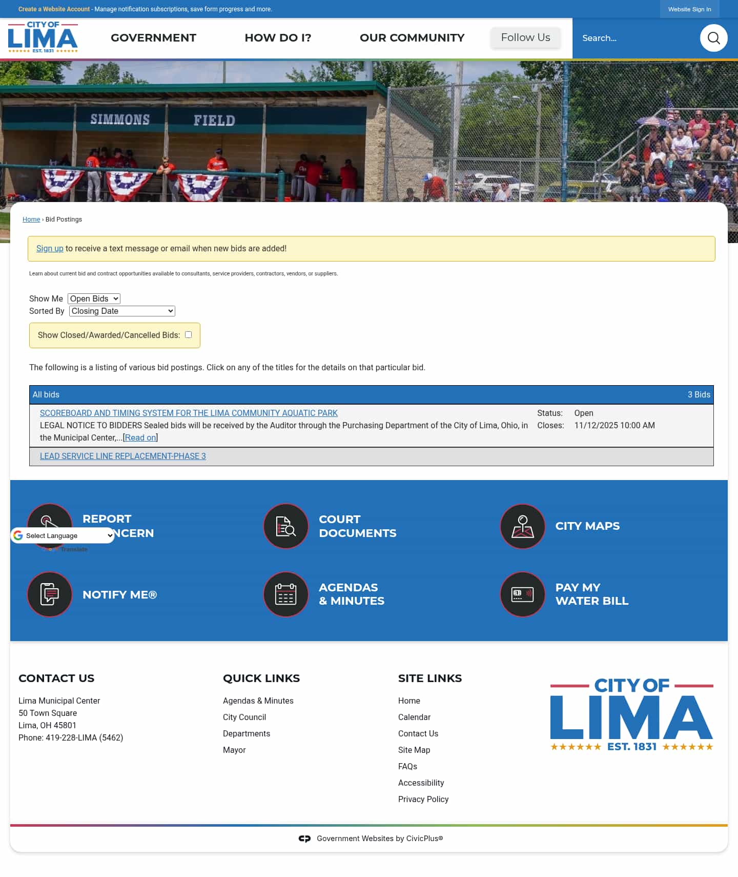 Latest website image capture