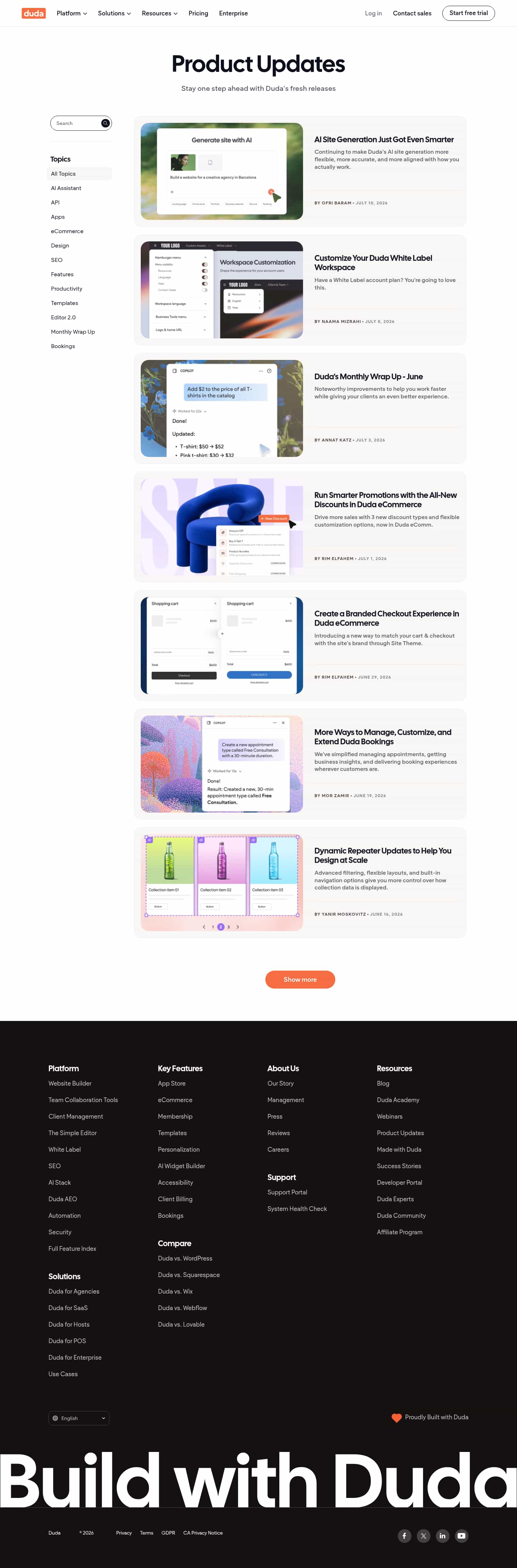 Latest website image capture
