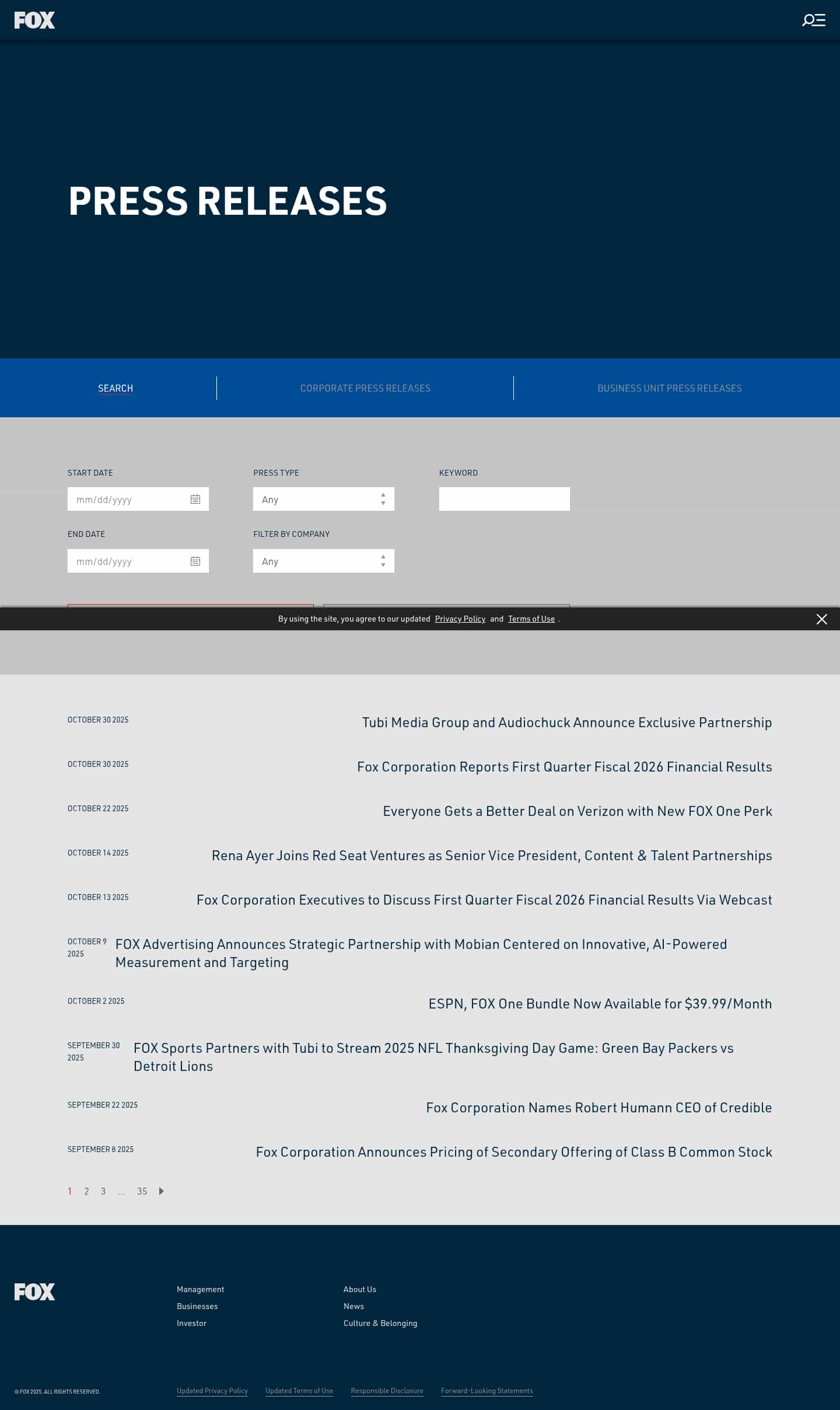 Latest website image capture