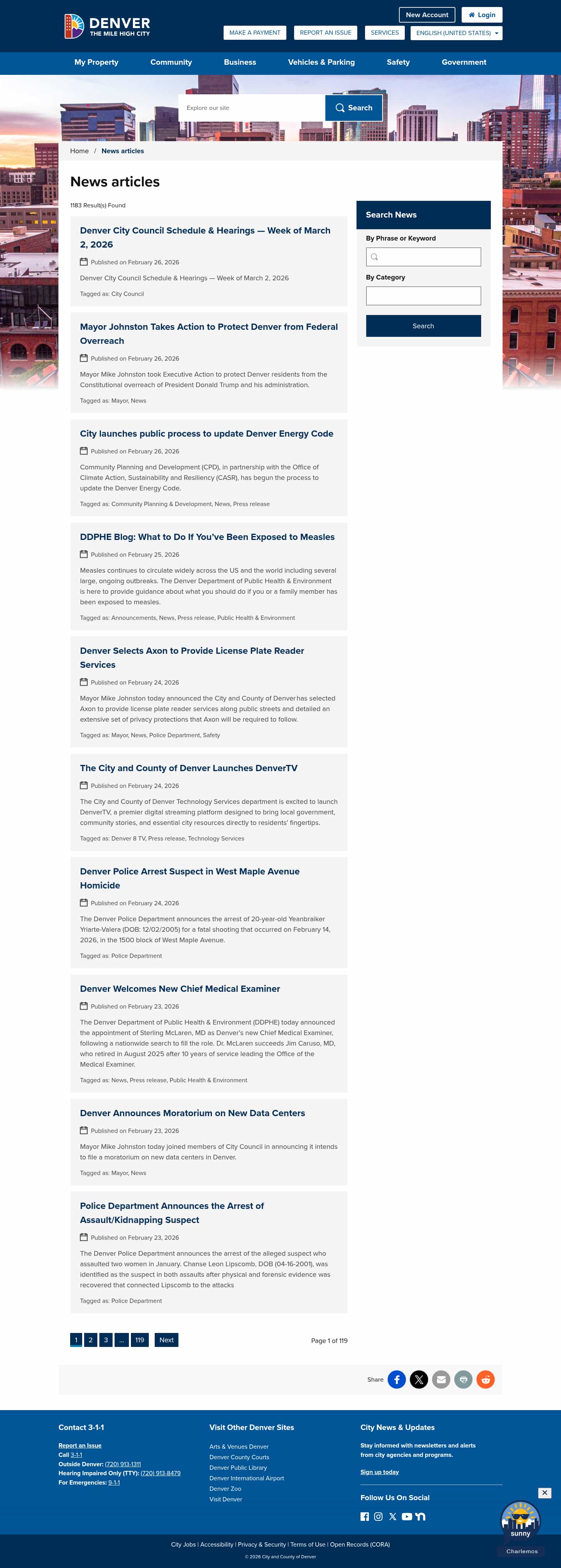 Latest website image capture