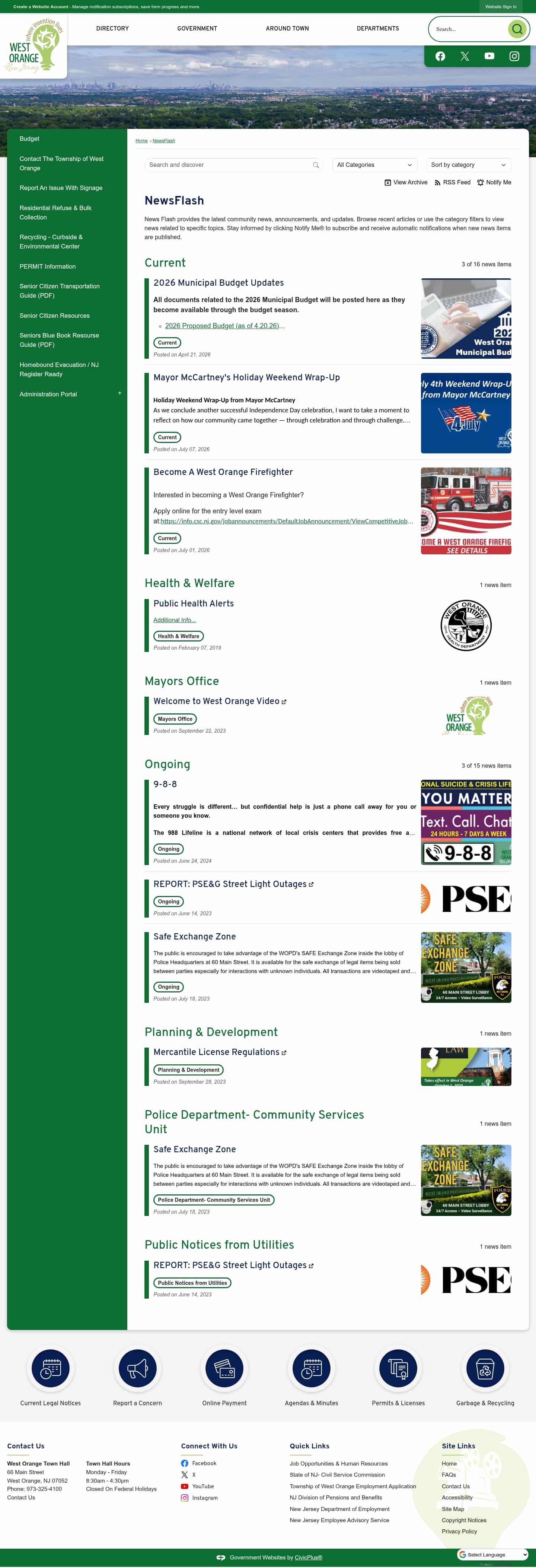 Latest website image capture