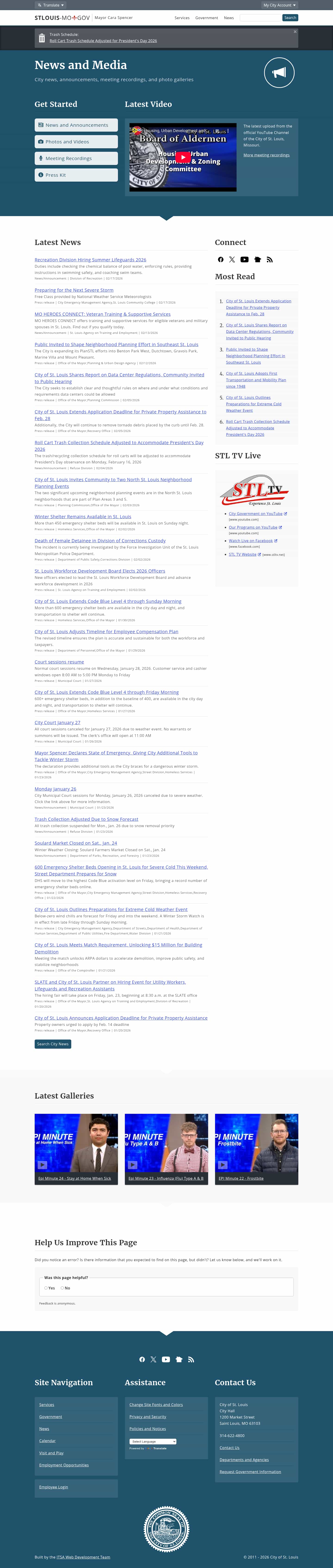 Latest website image capture