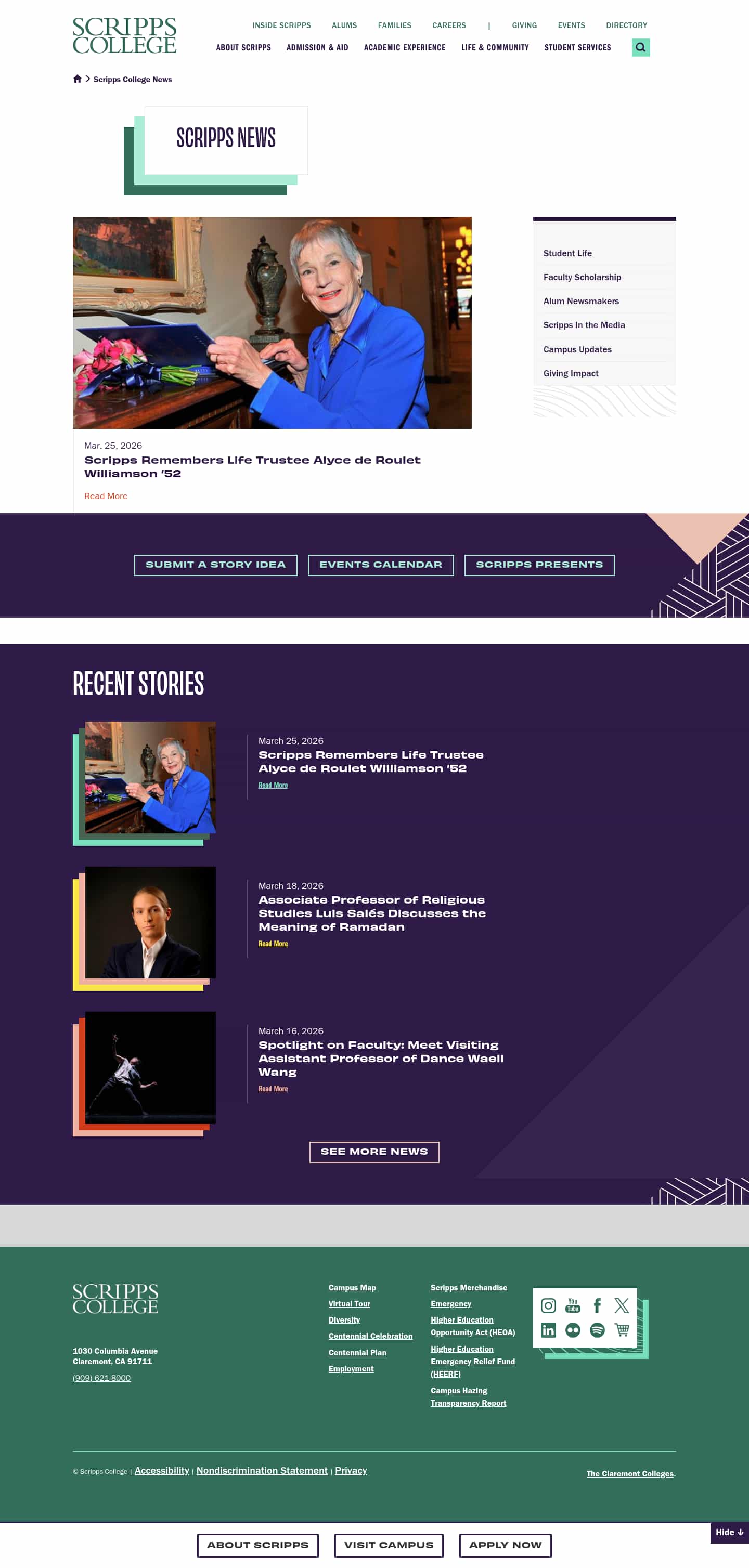 Latest website image capture