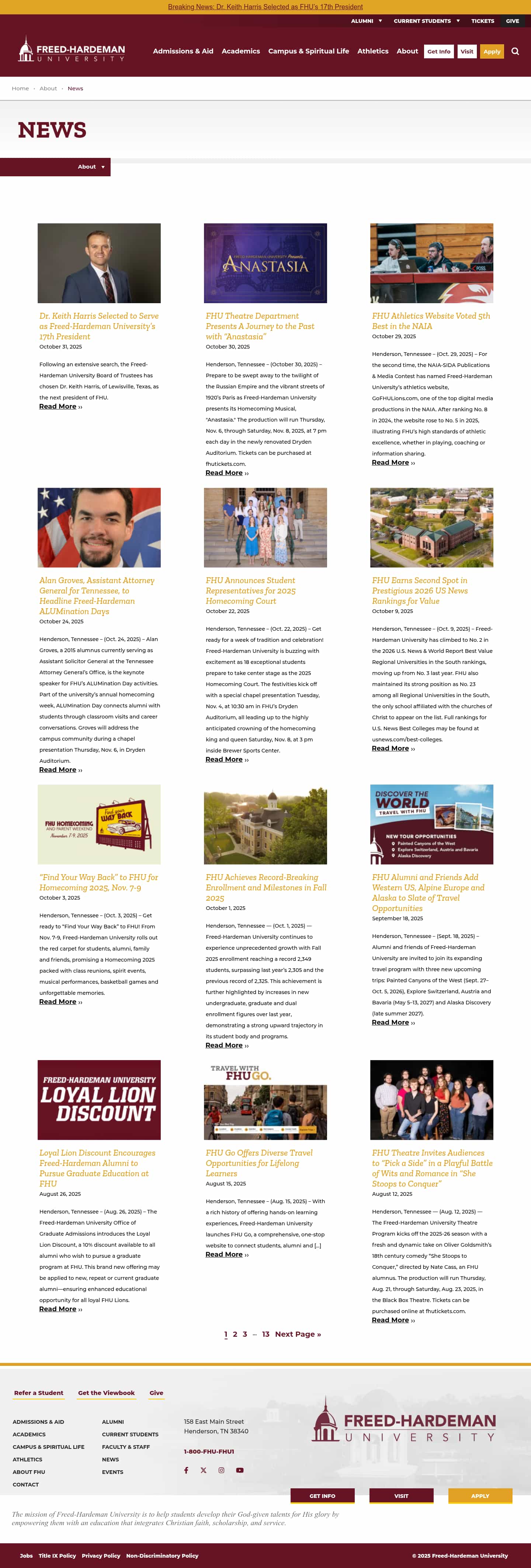 Latest website image capture